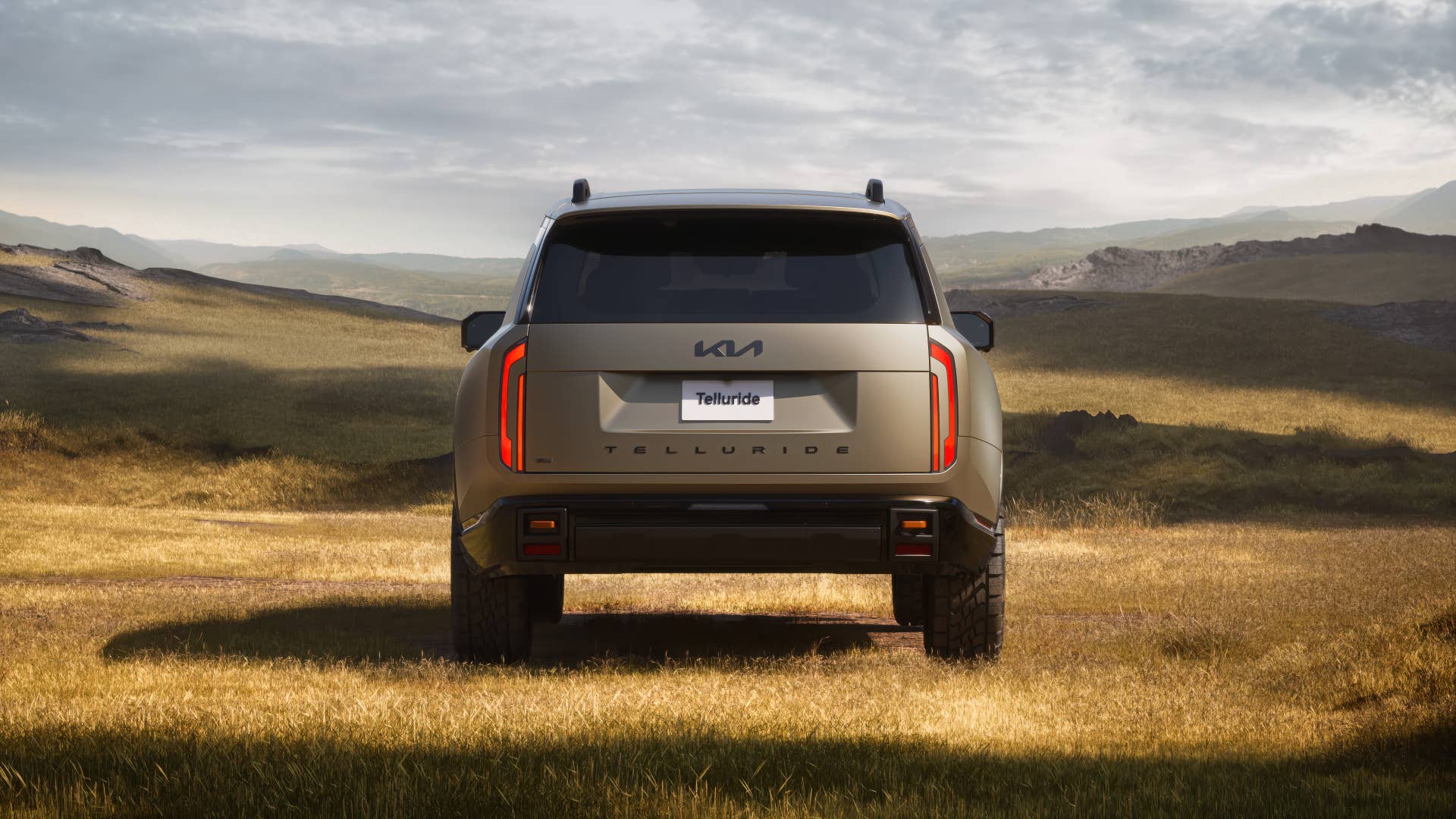 2027 Kia Telluride X-Pro bronze rear view