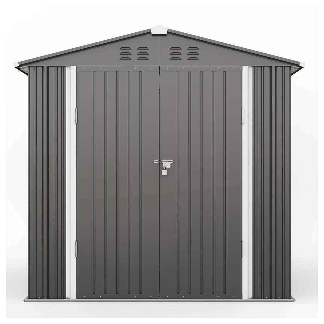 The Lofka 6-Foot by 4-Foot Outdoor Storage Shed, pictured here, is now on sale at Walmart.