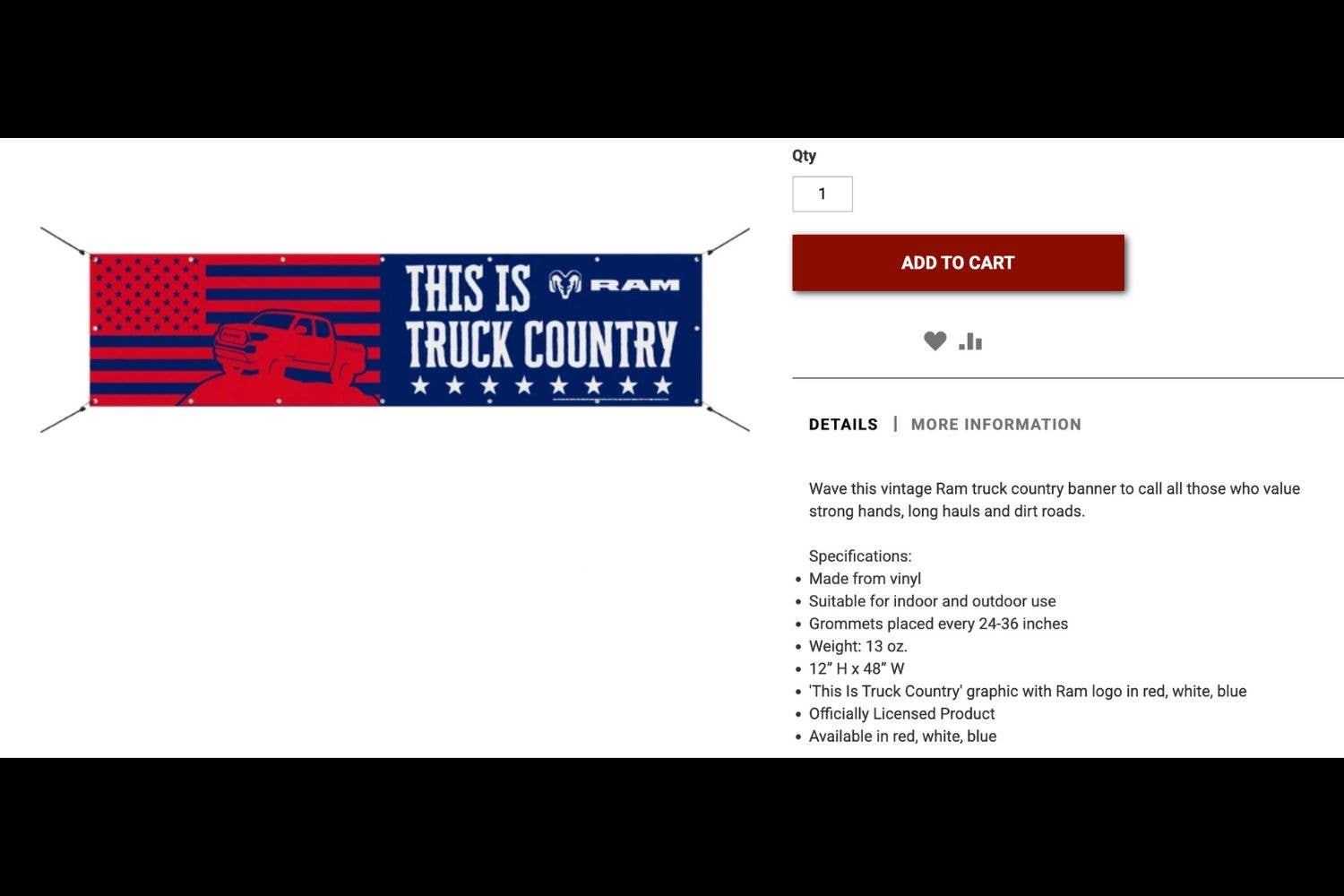 Ram Tacoma banner