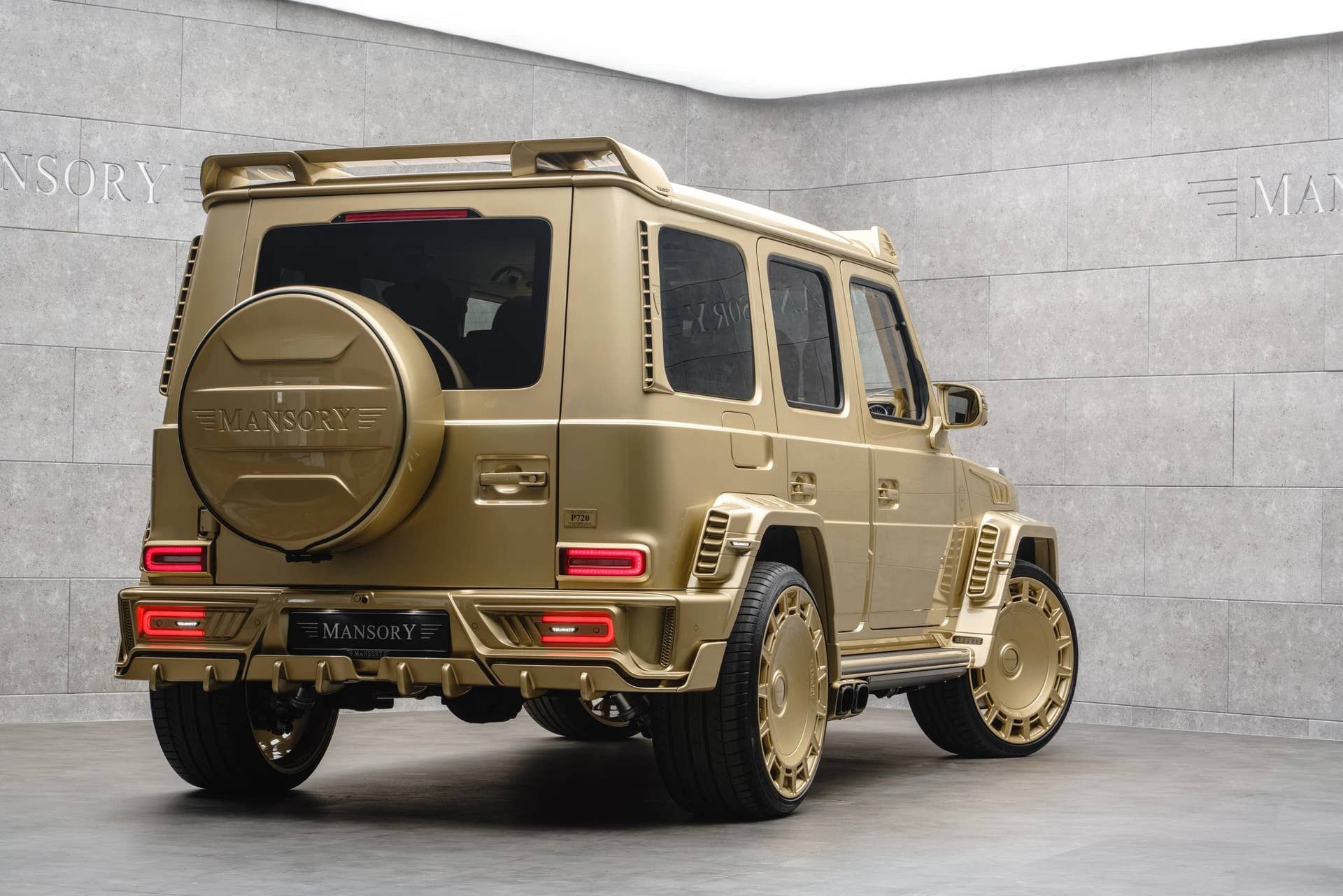 Mansory turned the Mercedes G-Class into a rolling gold bar