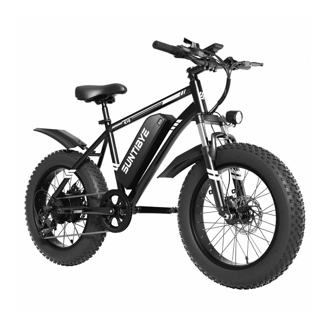 The Suntibye 100W Electric Mountain Bike, pictured here, is now on sale at Walmart.
