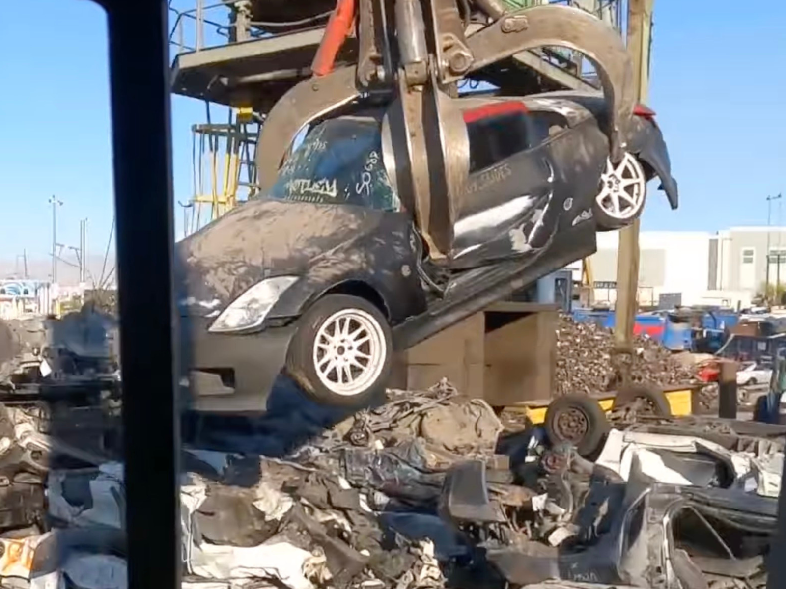 Police Crush Two Japanese Sports Cars To Send Warning To Street ...