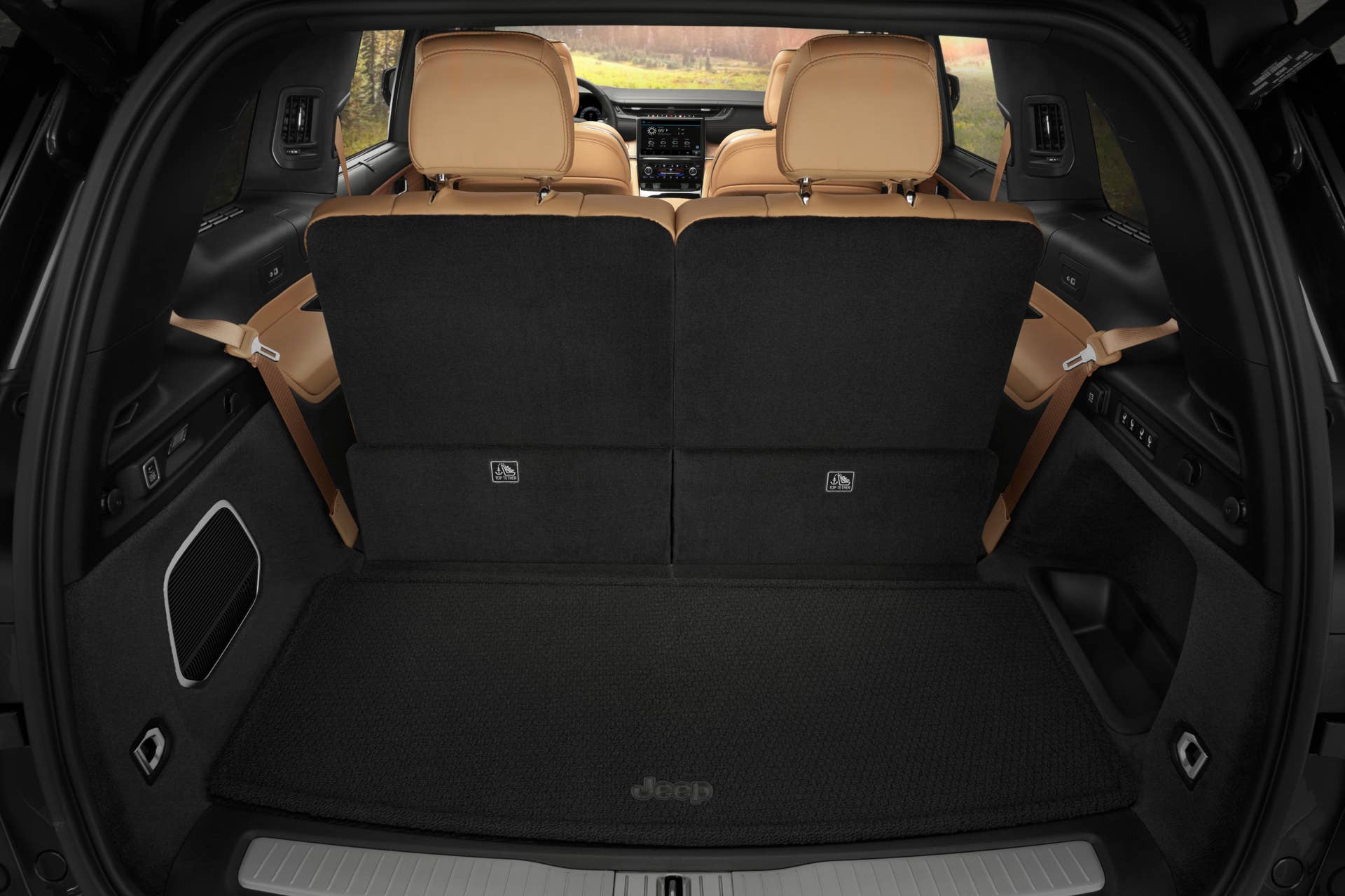 2024 Jeep® Grand Cherokee L Summit Reserve trunk seats up