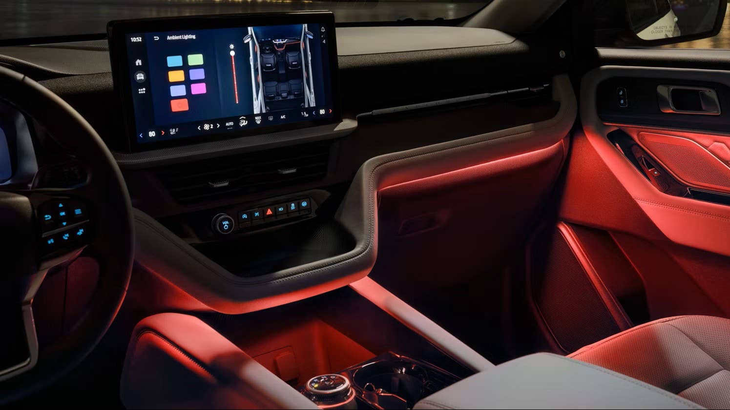 2026 Ford Explorer interior front cabin