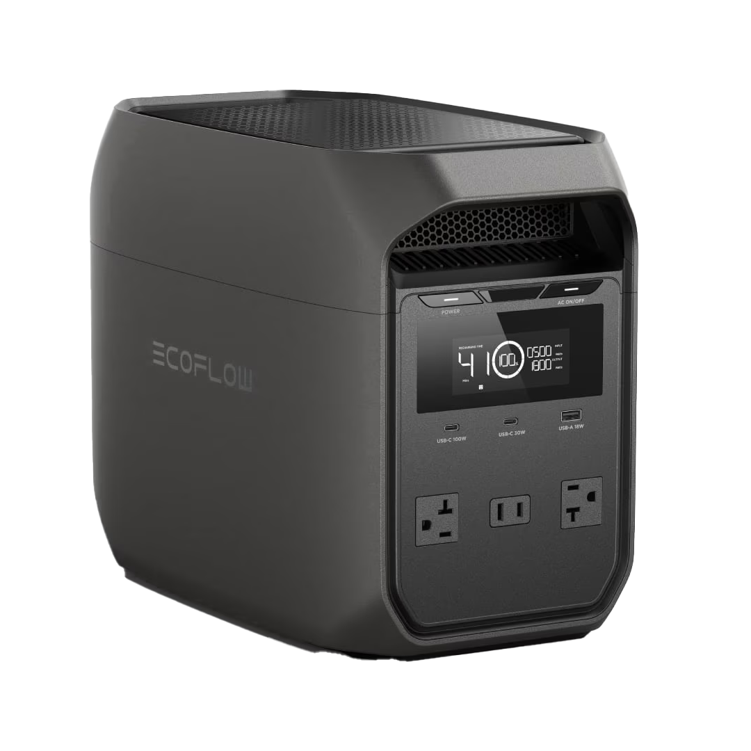 The EcoFlow Delta 3 Portable Power Station, pictured here, is available now at Walmart.