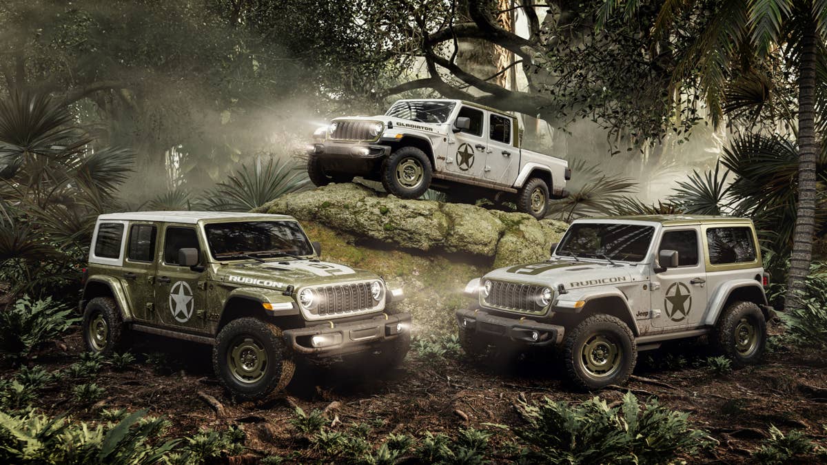 Jeep Wrangler and Gladiator Report for Duty with New Sarge Special Editions