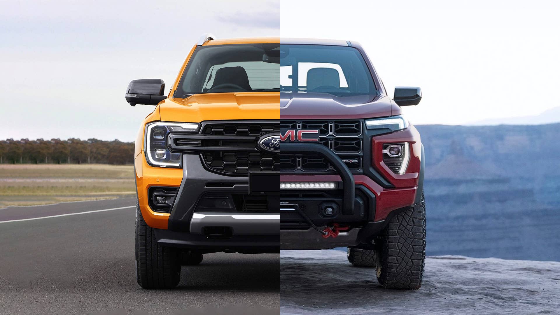 Ford Ranger and GMC Canyon