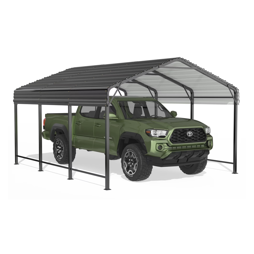Muchant 10-Foot by 15-Foot Metal Carport&comma; &dollar;350 &lpar;was &dollar;610&rpar; at Walmart