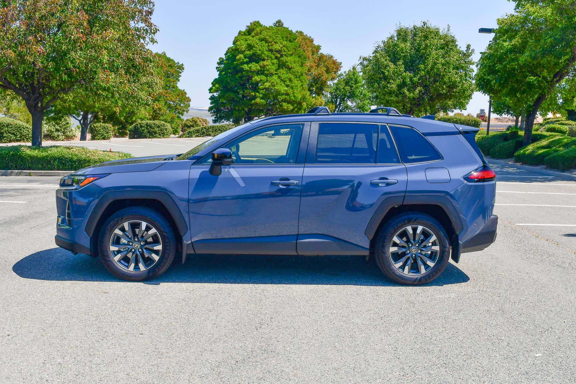 The side profile of the 2026 Toyota RAV4 Limited AWD