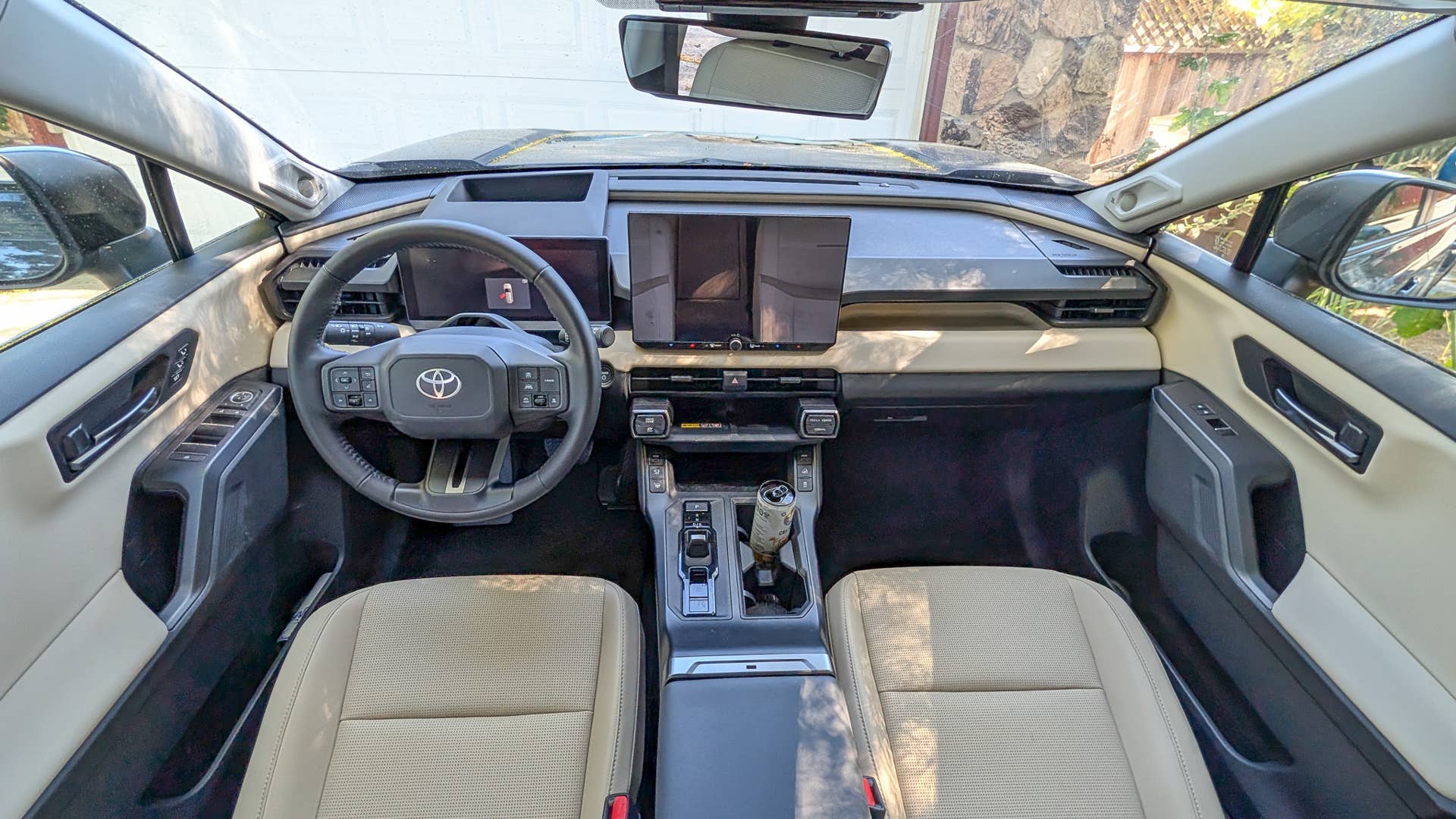 A top down view of the driver's seat in the 2026 Toyota RAV4 Limited AWD
