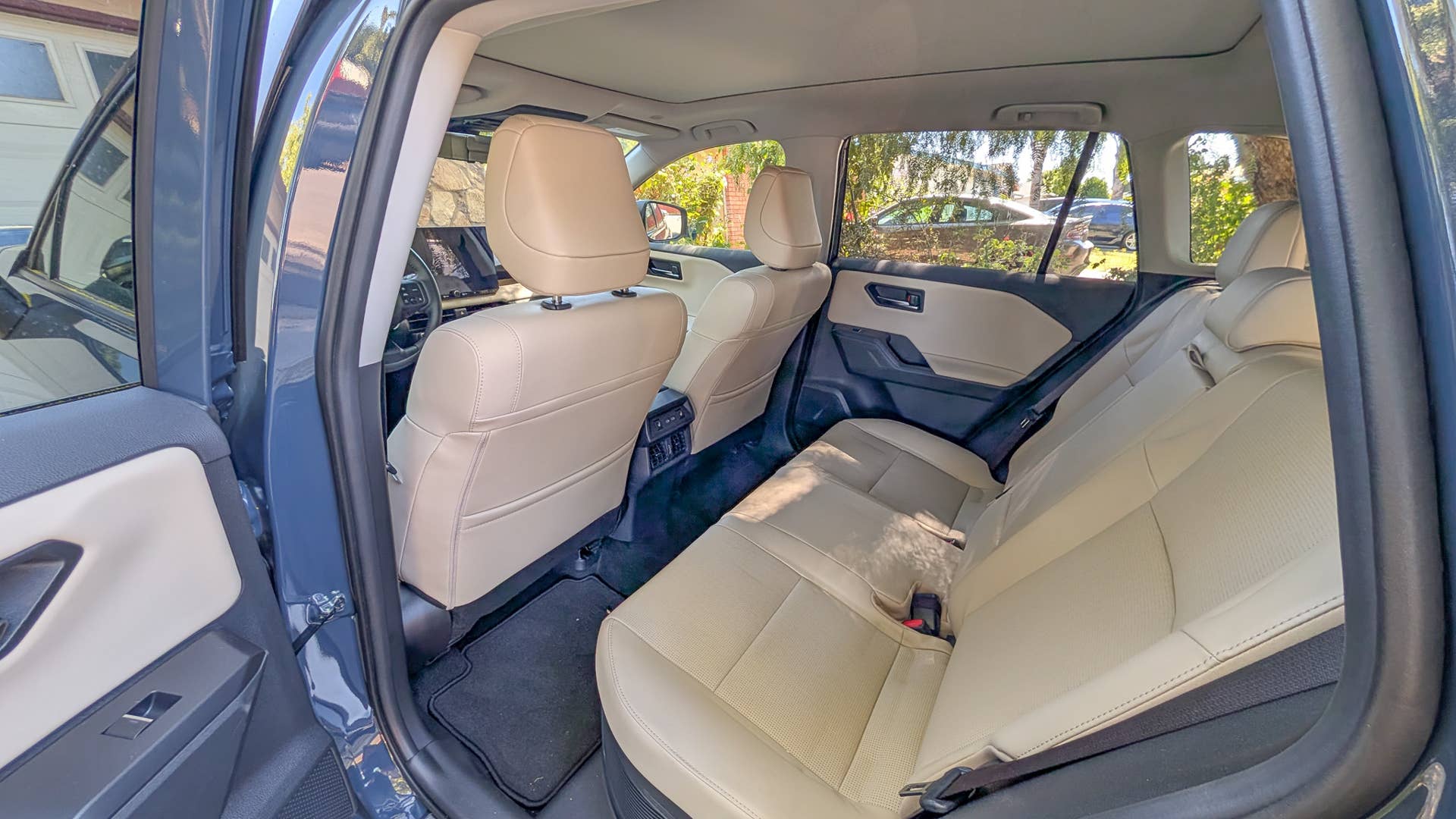 The rear seats of the 2026 Toyota RAV4 Limited AWD