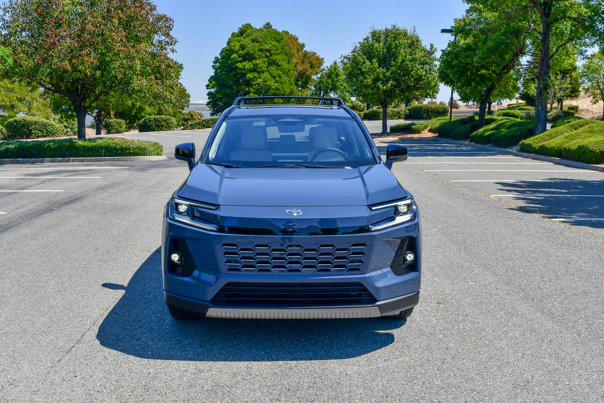 The very front end of the 2026 Toyota RAV4 Limited AWD