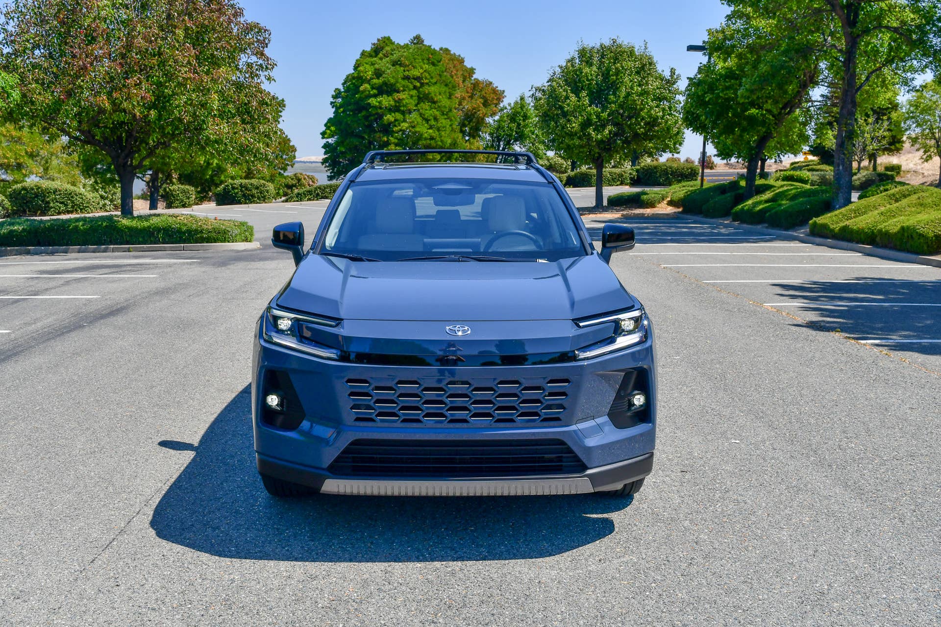 The very front end of the 2026 Toyota RAV4 Limited AWD