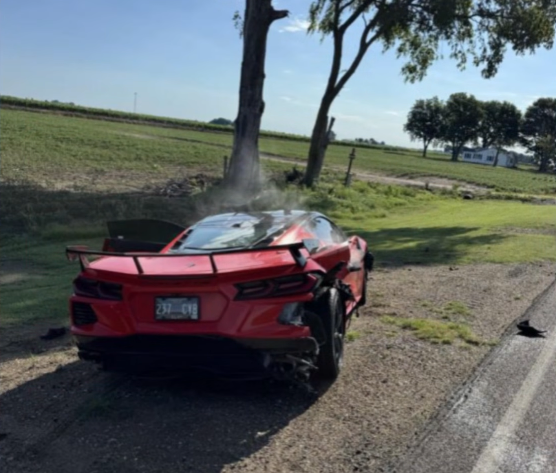 Corvette Driver Hit 156 MPH, Crashed, Then Said He'd Buy Another