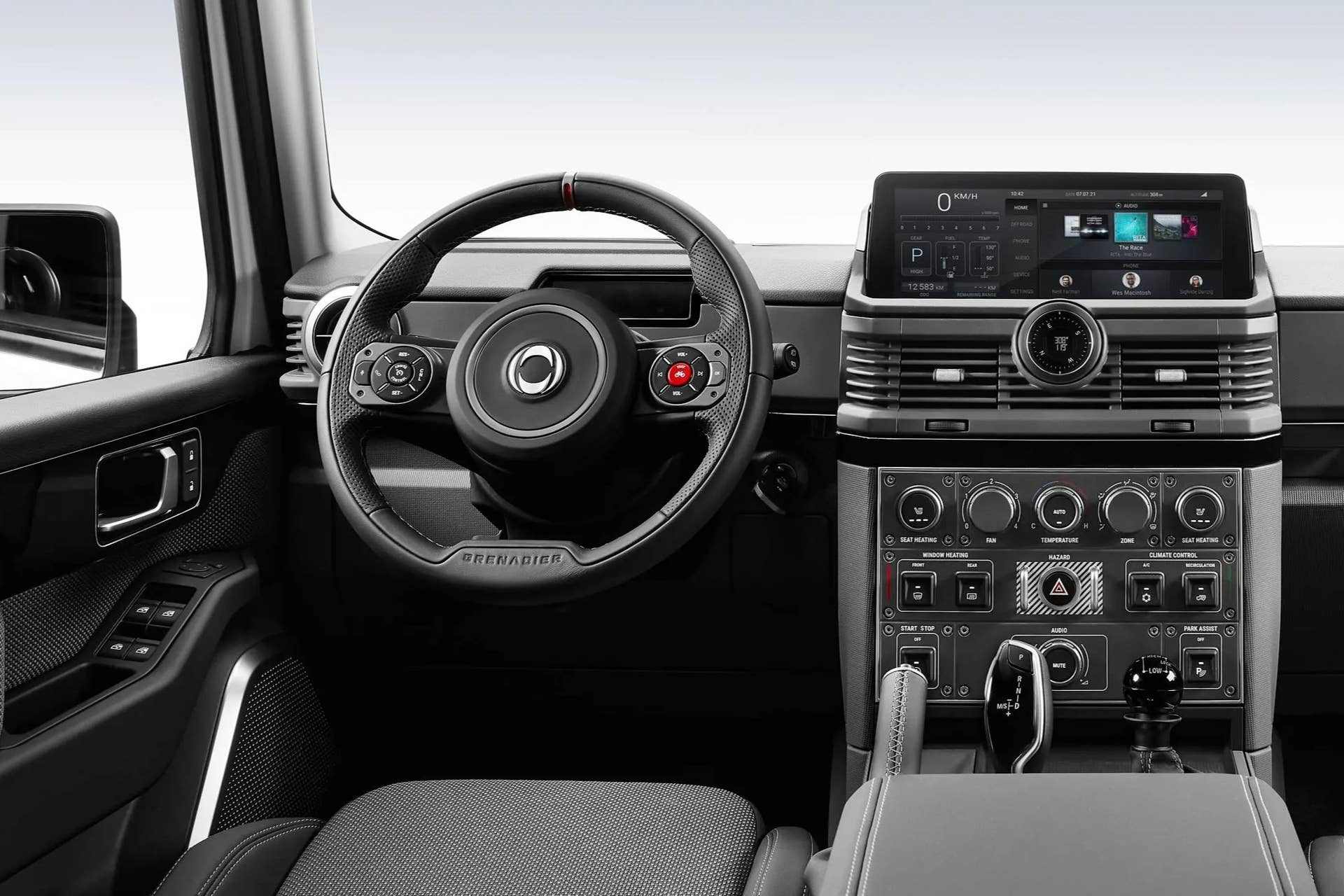 2026 INEOS Grenadier interior driver area
