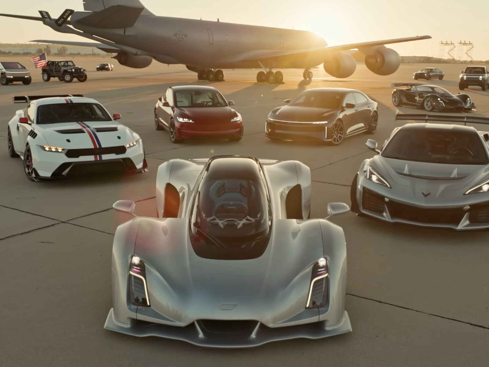 Lucid Beat The Corvette ZR1X And Mustang GTD In America’s Wildest Drag ...