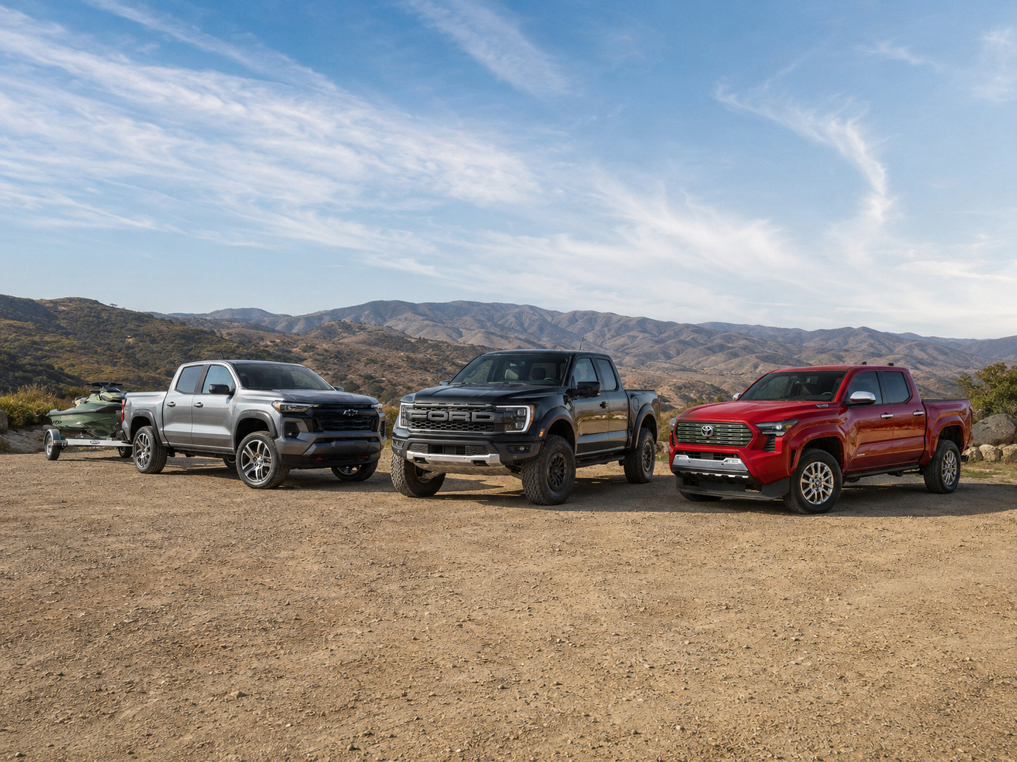 Toyota Tacoma vs. Ford Ranger vs. Chevrolet Colorado: Welcher ist der ...