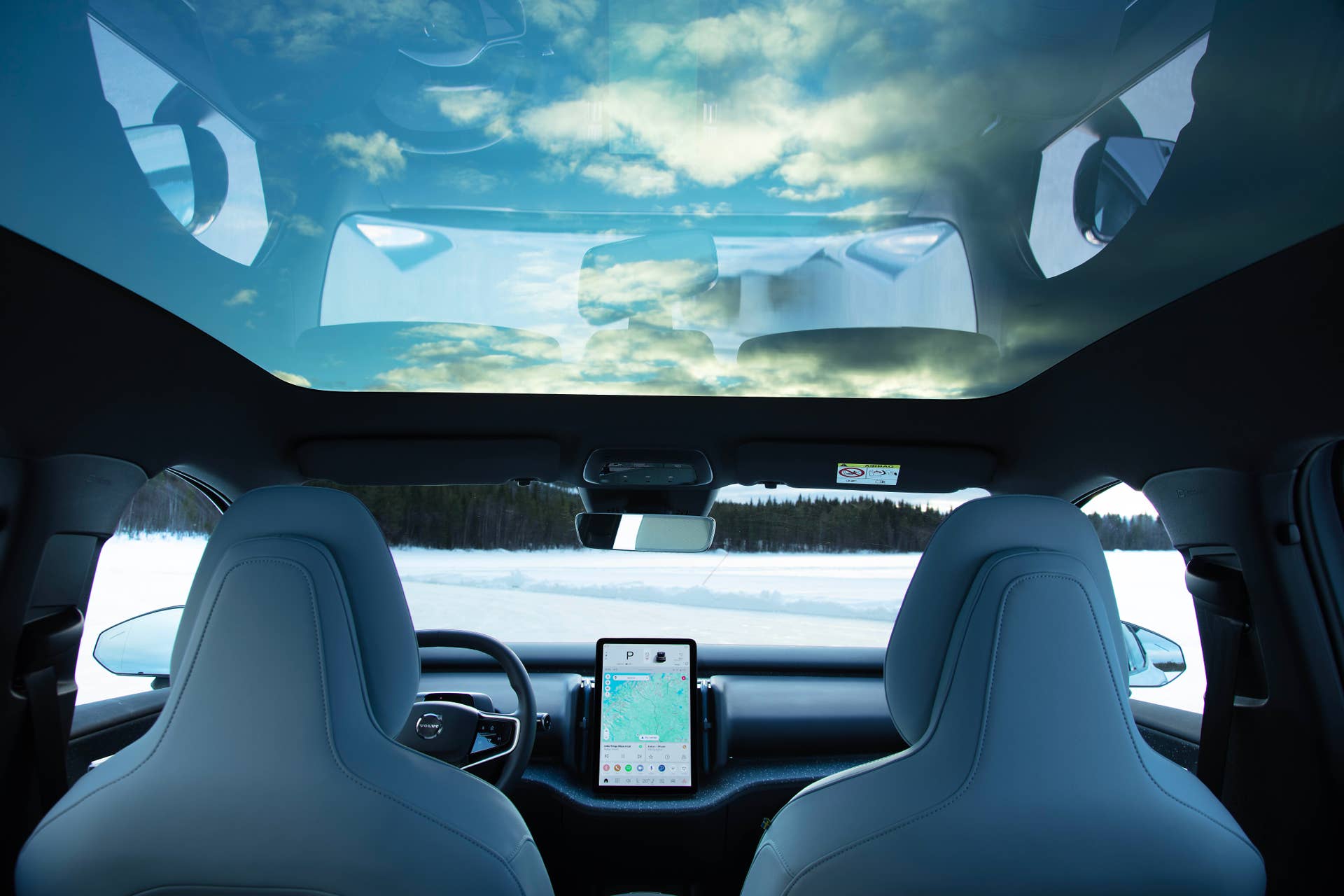 2025-2026 Volvo EX30 Breeze interior panoramic roof