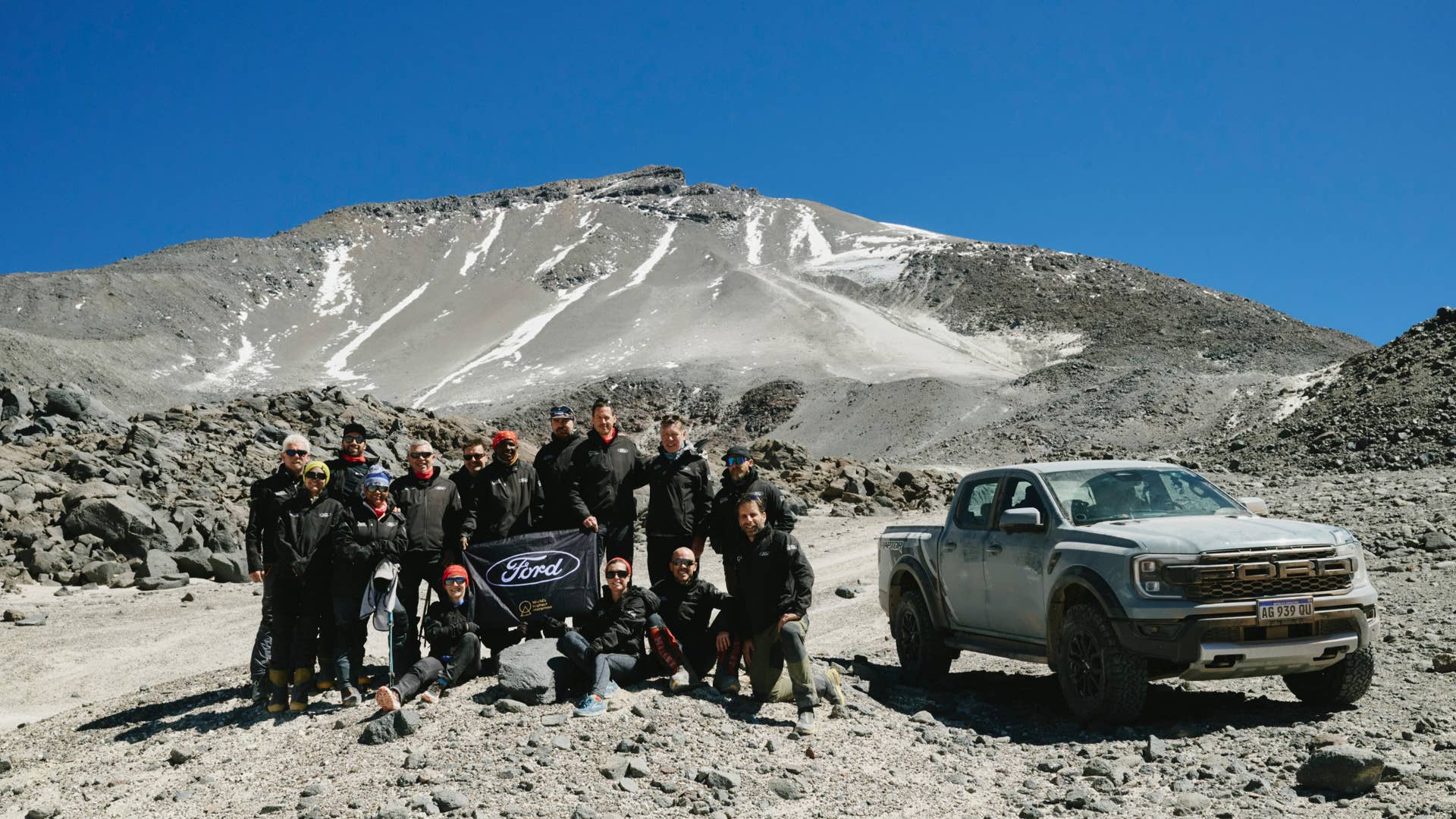 Climbing Raptors 5 Bone-Stock Fords Just Climbed The Tallest Volcano In The World - Autoblog