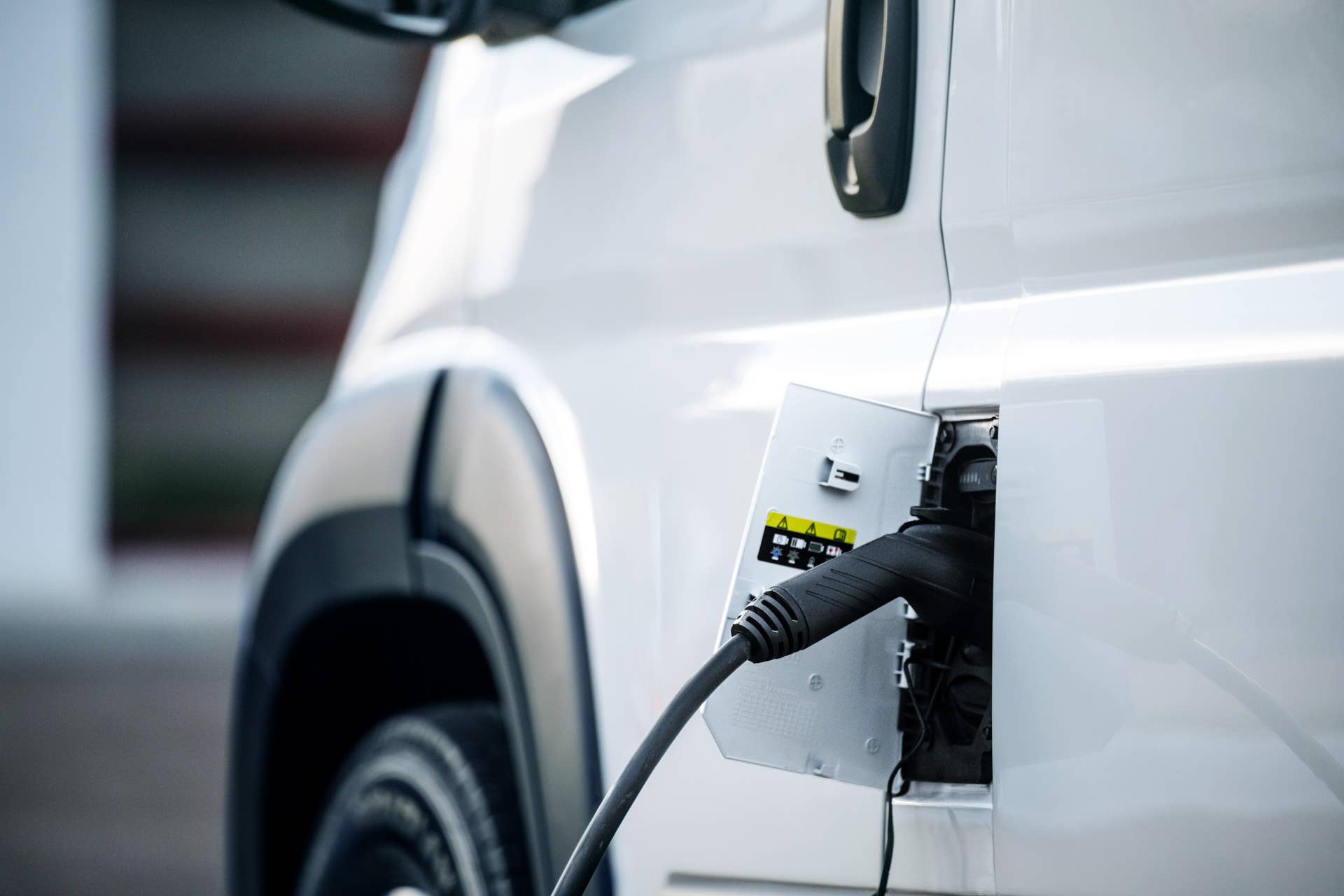 2025-2026 Ram ProMaster EV in Bright White charging port