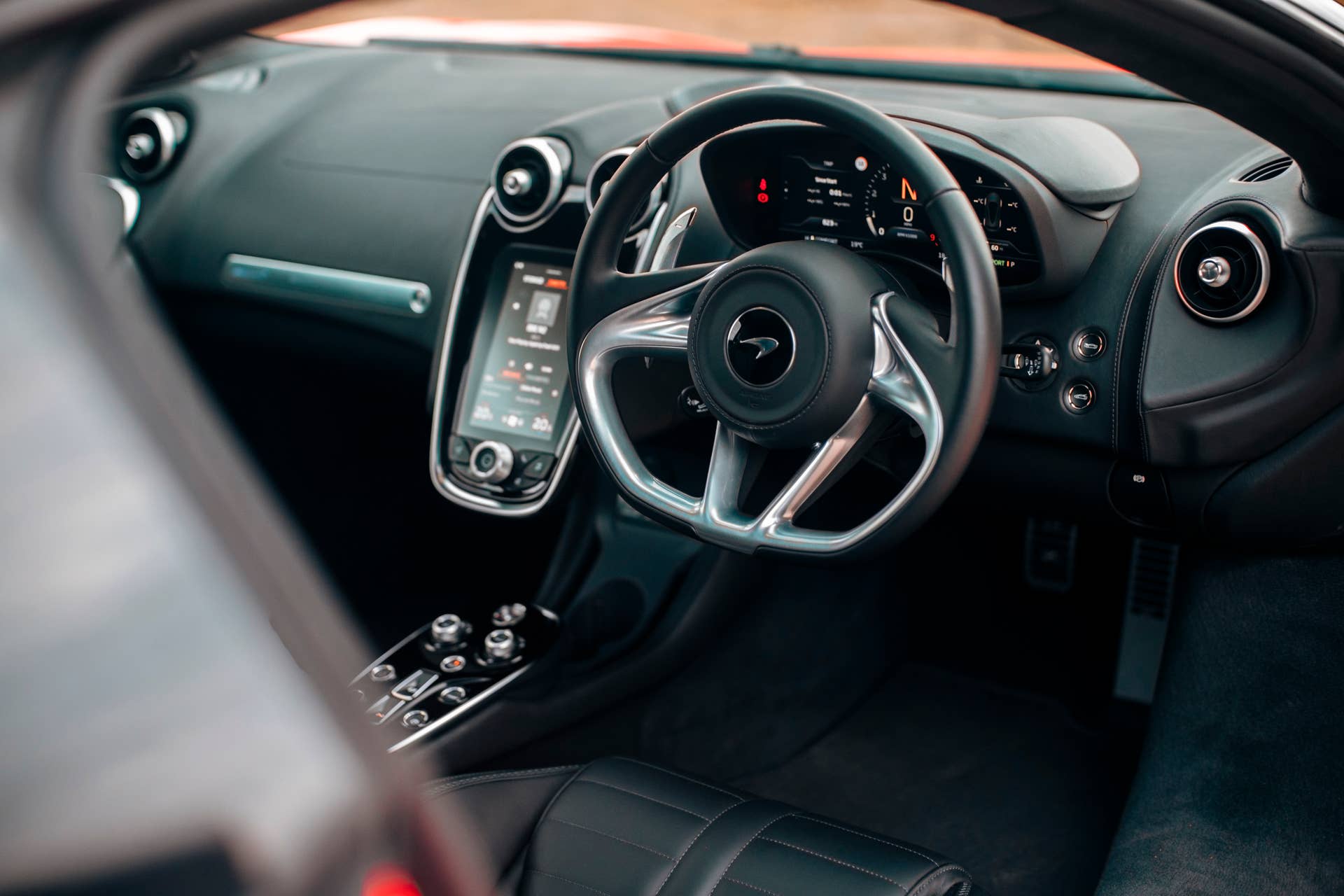 2025-2026 McLaren GTS interior driver area