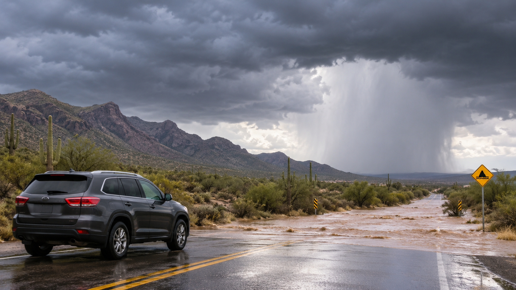 Monsoon Flash Flooding Slams Arizona: I-10 and I-8 Drivers Warned as ...