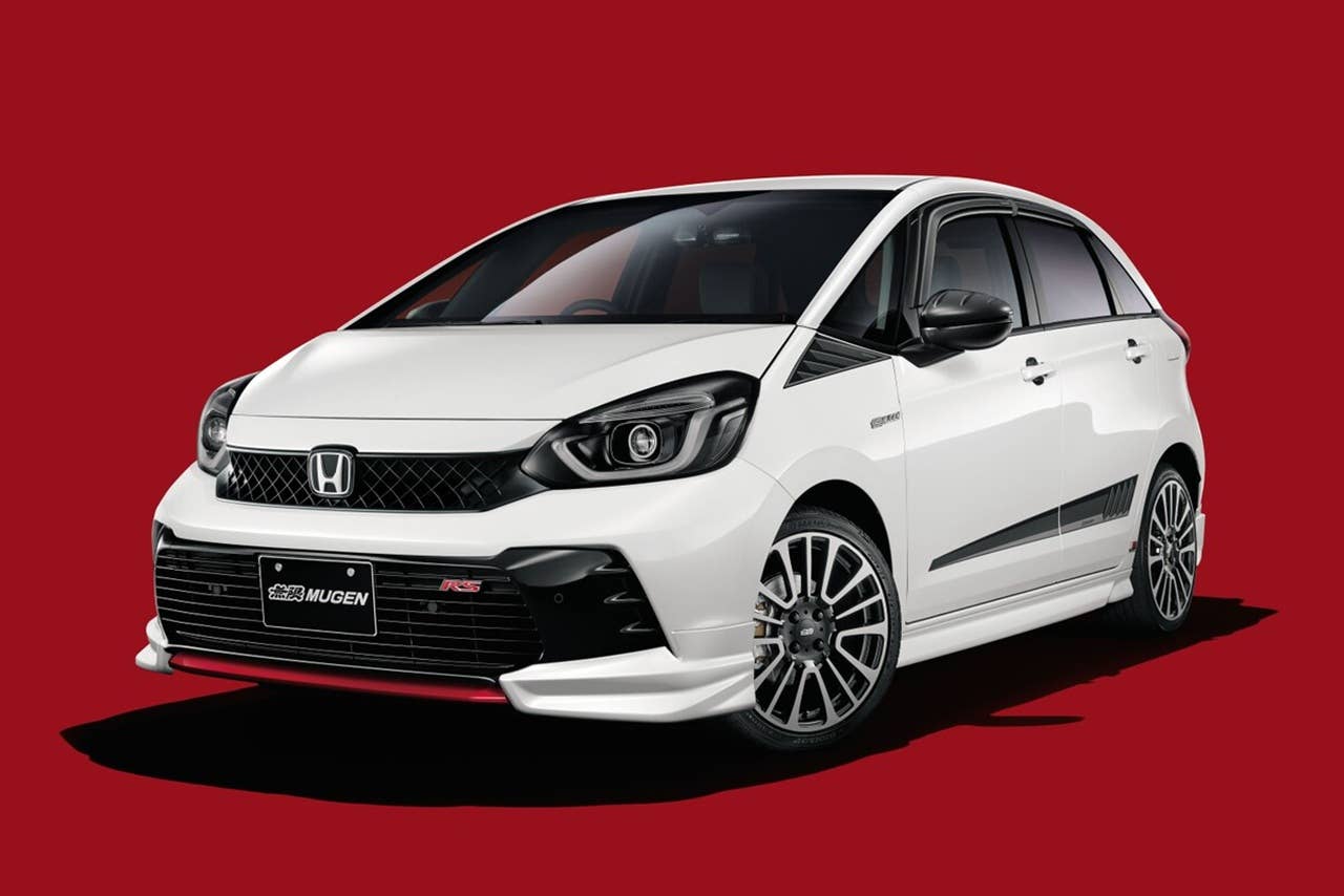 Mugen Gave The Tiny Honda Fit A Civic Type R Chassis Trick