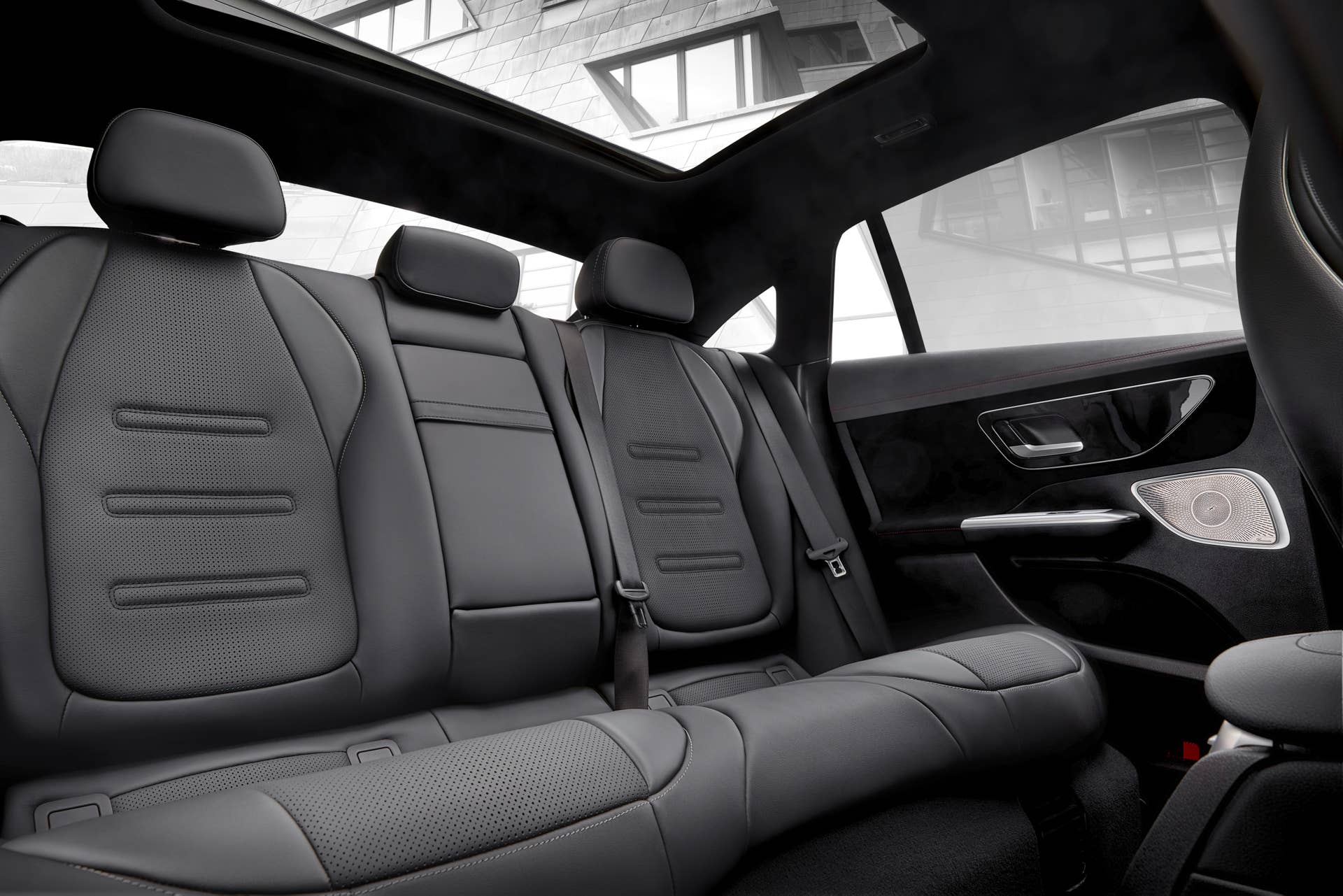 2025-2026 Mercedes-AMG EQE interior rear seats