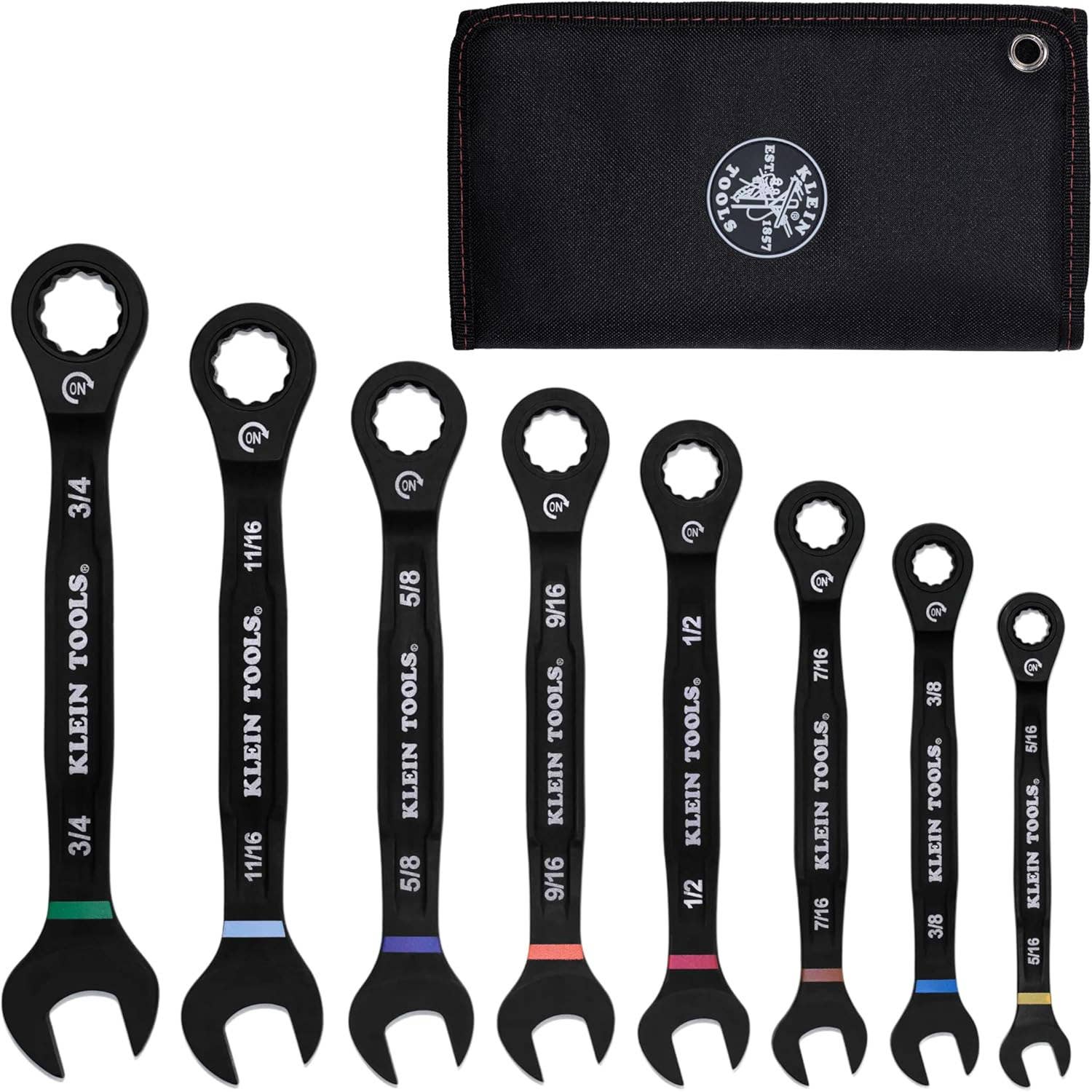Klein Tool 8-Piece Ratcheting Wrench Set&comma; &dollar;45 &lpar;was &dollar;80&rpar; at Amazon