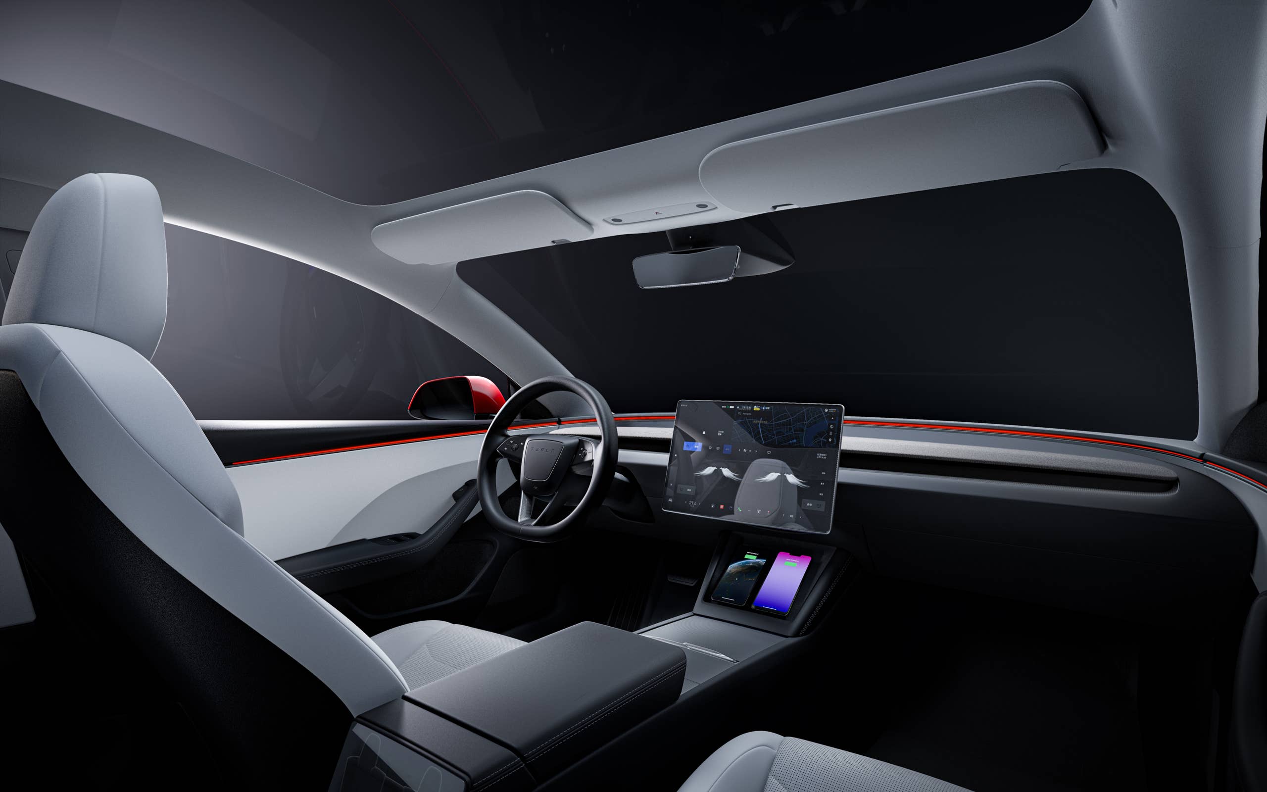 Tesla Model 3 interior