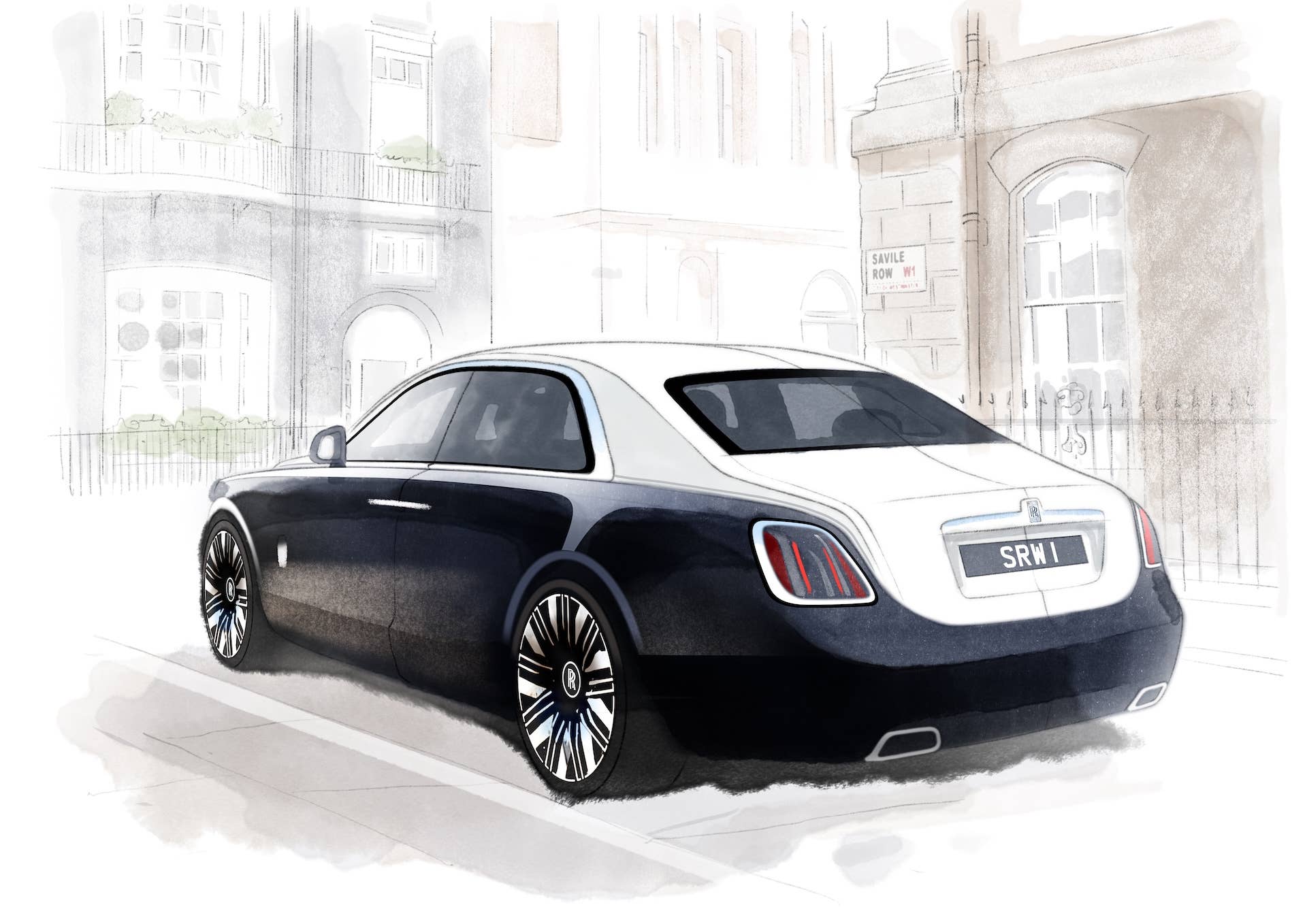 Rroyce Rows Rolls-Royce Ghost Savile Row Turns British Tailoring Into Rolling Art ...