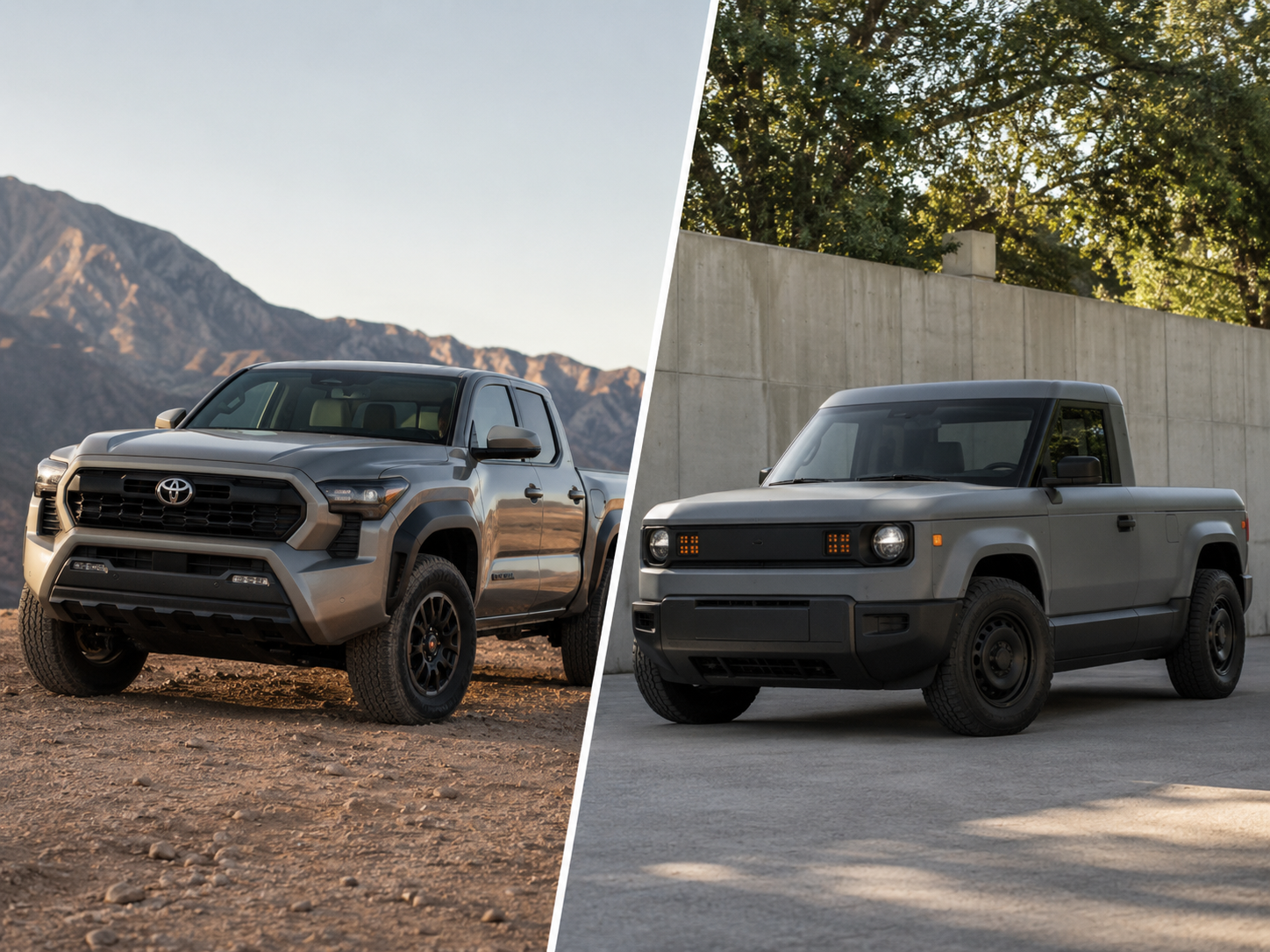 Toyota Tacoma vs. Slate Truck