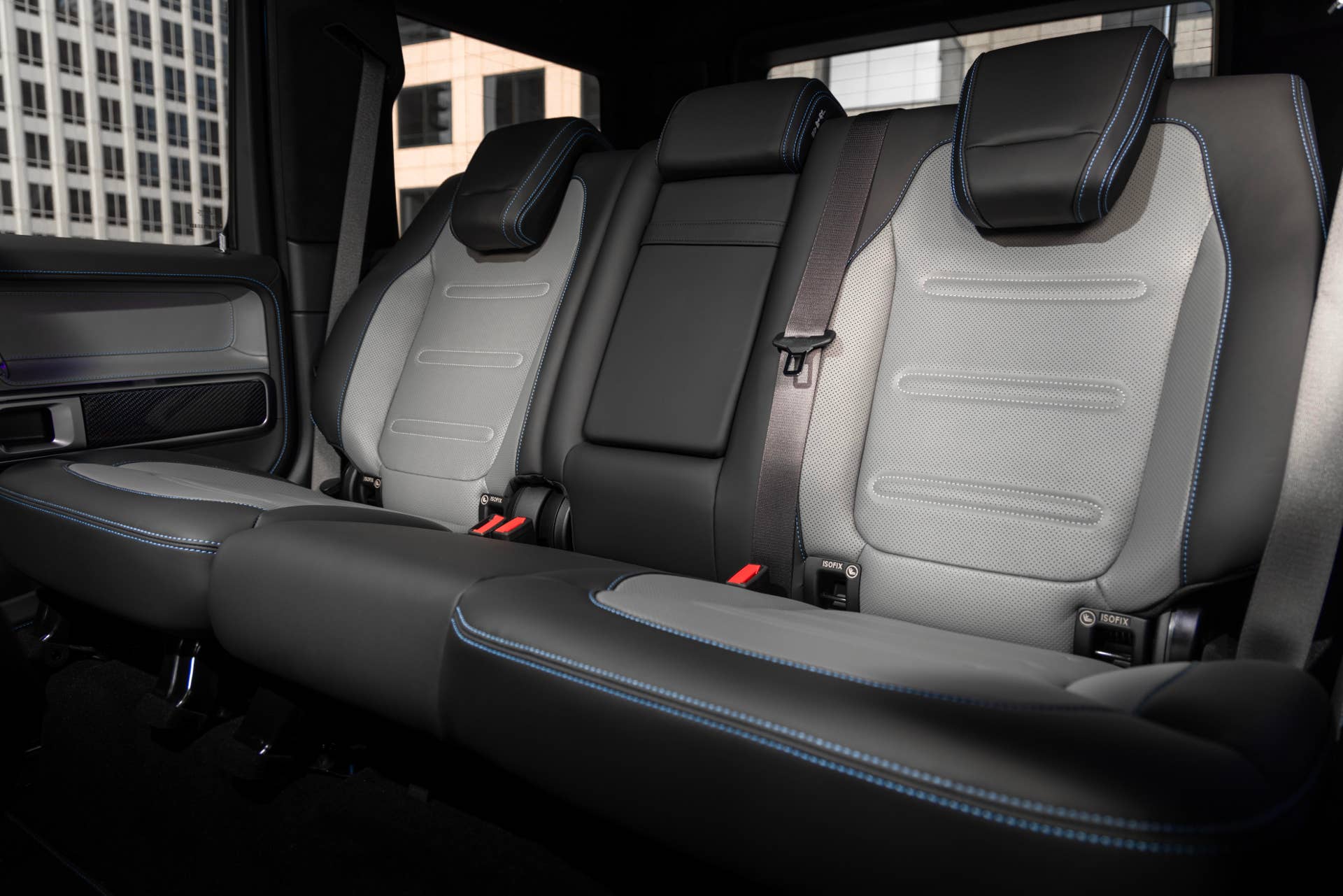 2025-2026 Mercedes-Benz G-Class EV interior rear seats
