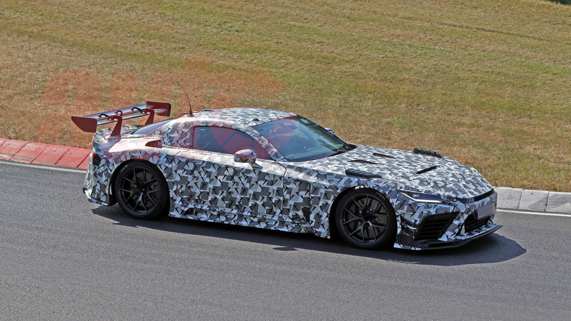 2027 Toyota GR GT prototype spy shot