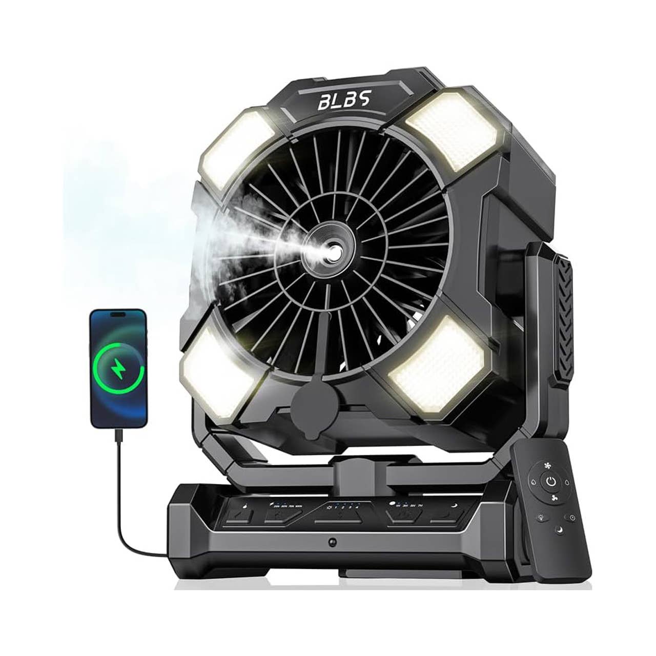 Blbs Camping Misting Fan