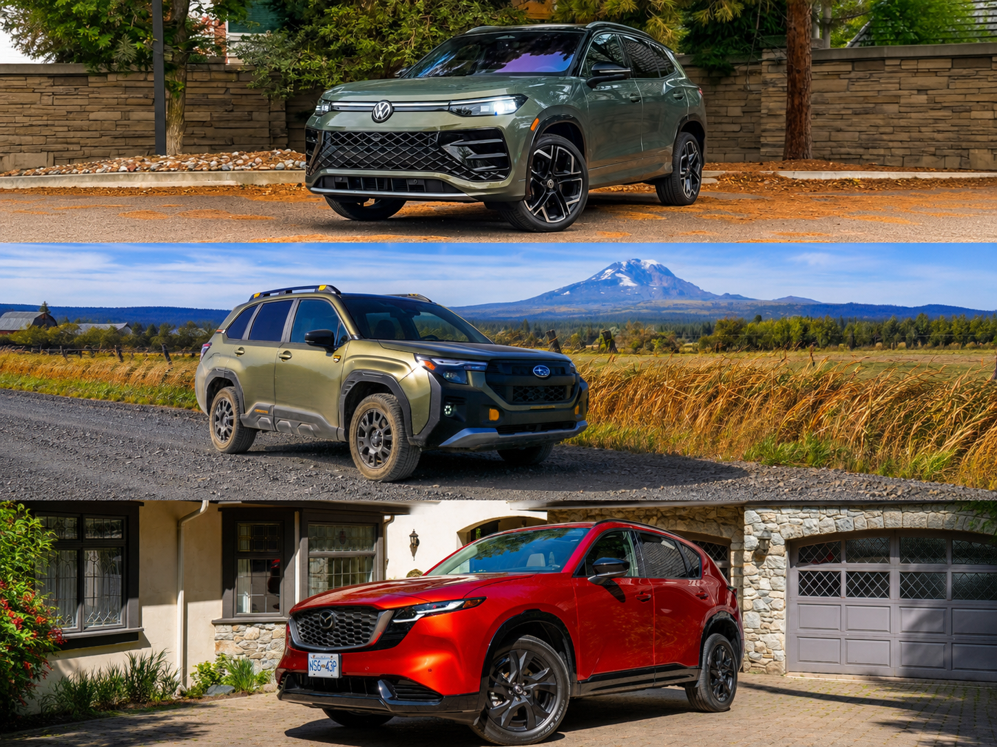 Mazda CX-5 Vs. Subaru Forester Vs. Volkswagen Tiguan: Which One Is The ...
