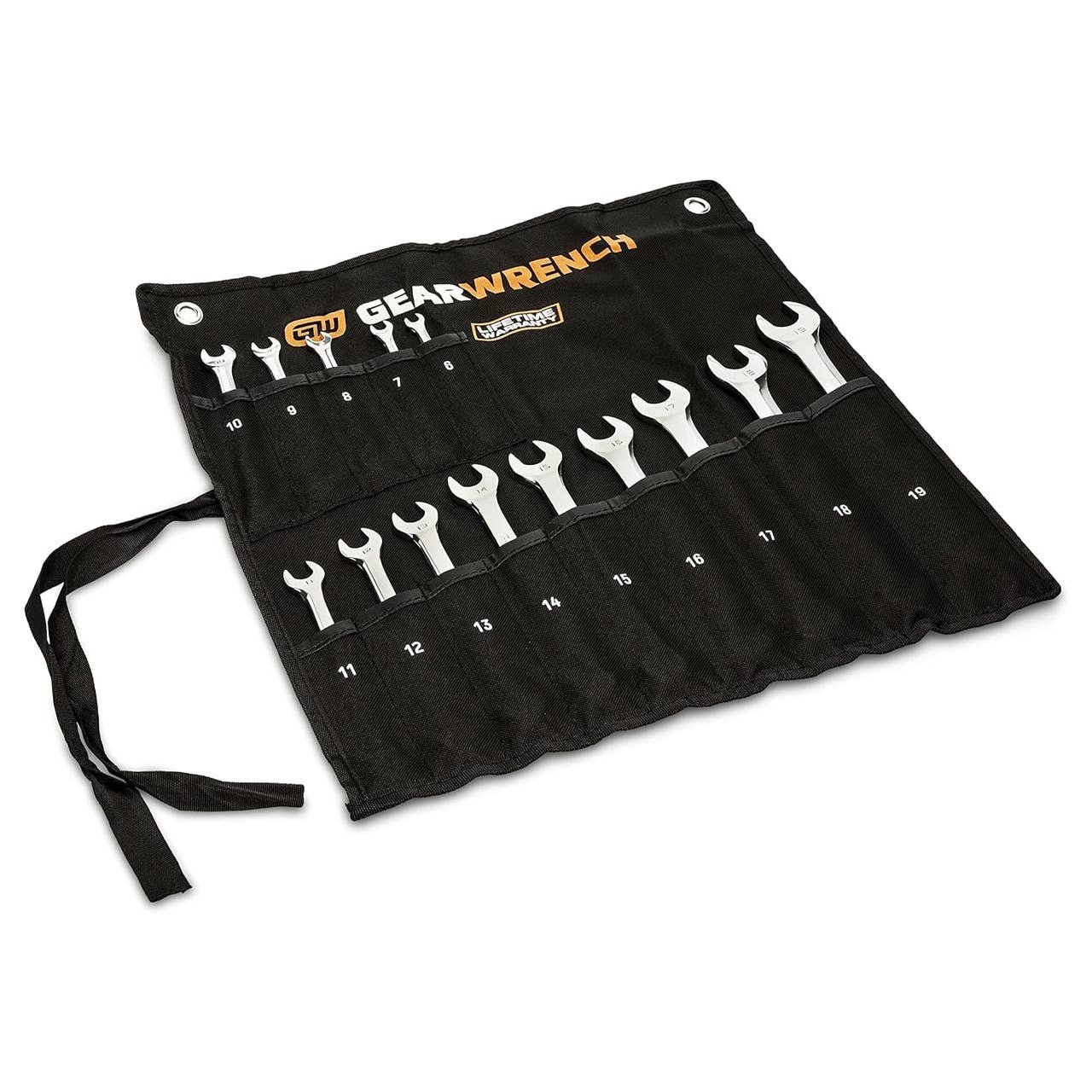 The Gearwrench 14-Piece Combination Wrench Set, pictured here, is now on sale at Amazon.