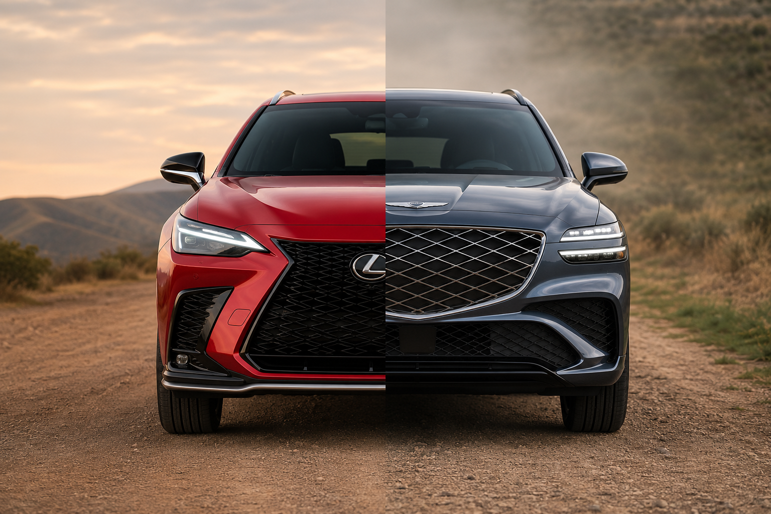 Genesis GV70 and Lexus NX
