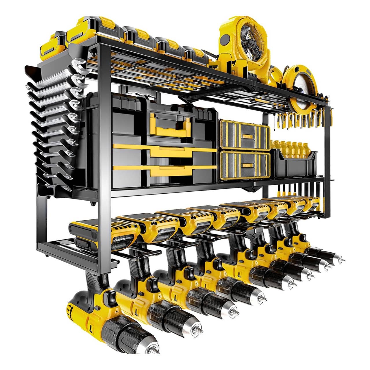 The Jsyonii Power Tool Organizer, pictured here, is now on sale at Amazon.