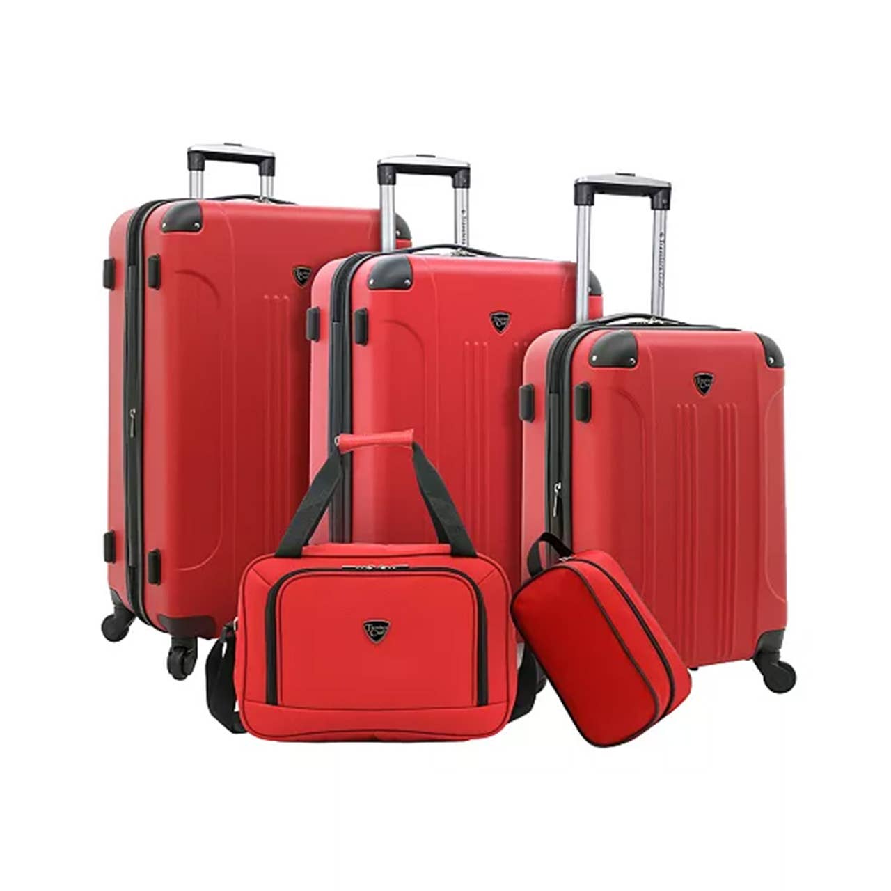 Travelers Club Chicago 5-Piece Hardside Luggage Set