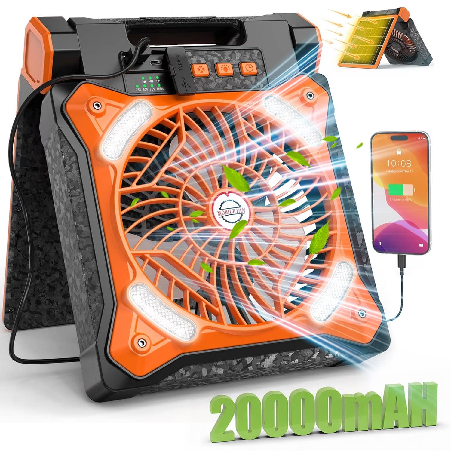  Merryhome Solar Camping Fan and Light