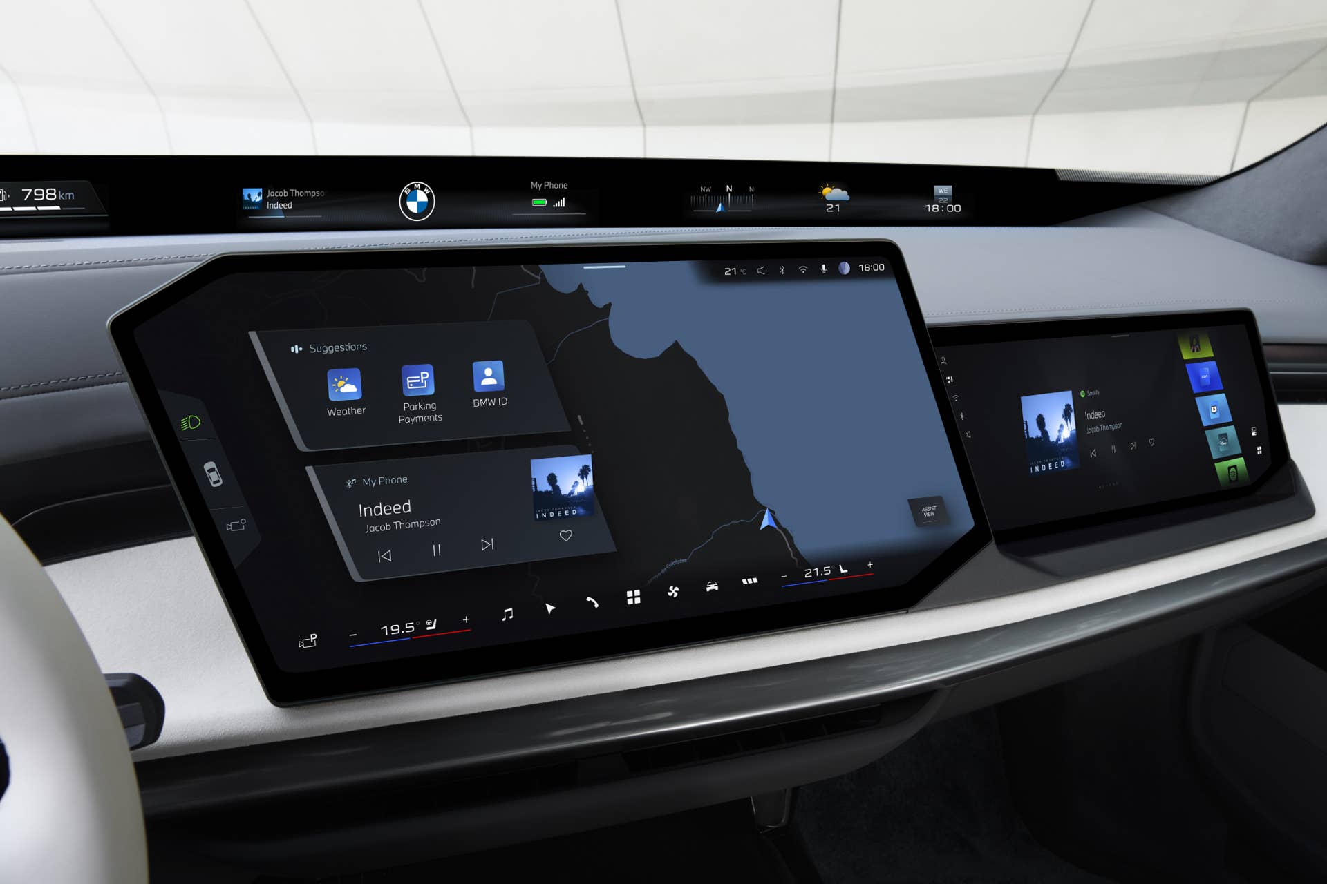 2027 BMW i7 interior infotainment