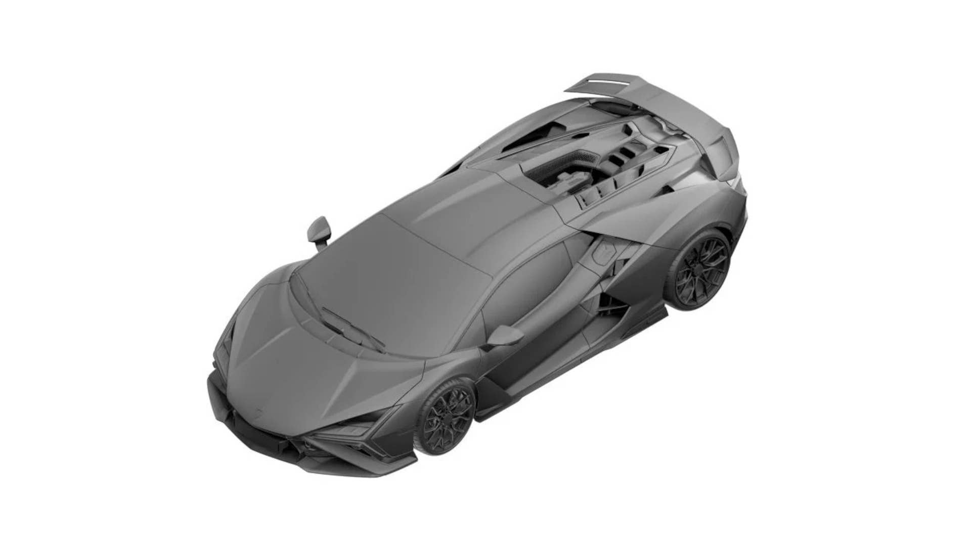 Lamborghini Revuelto SV patent sketch