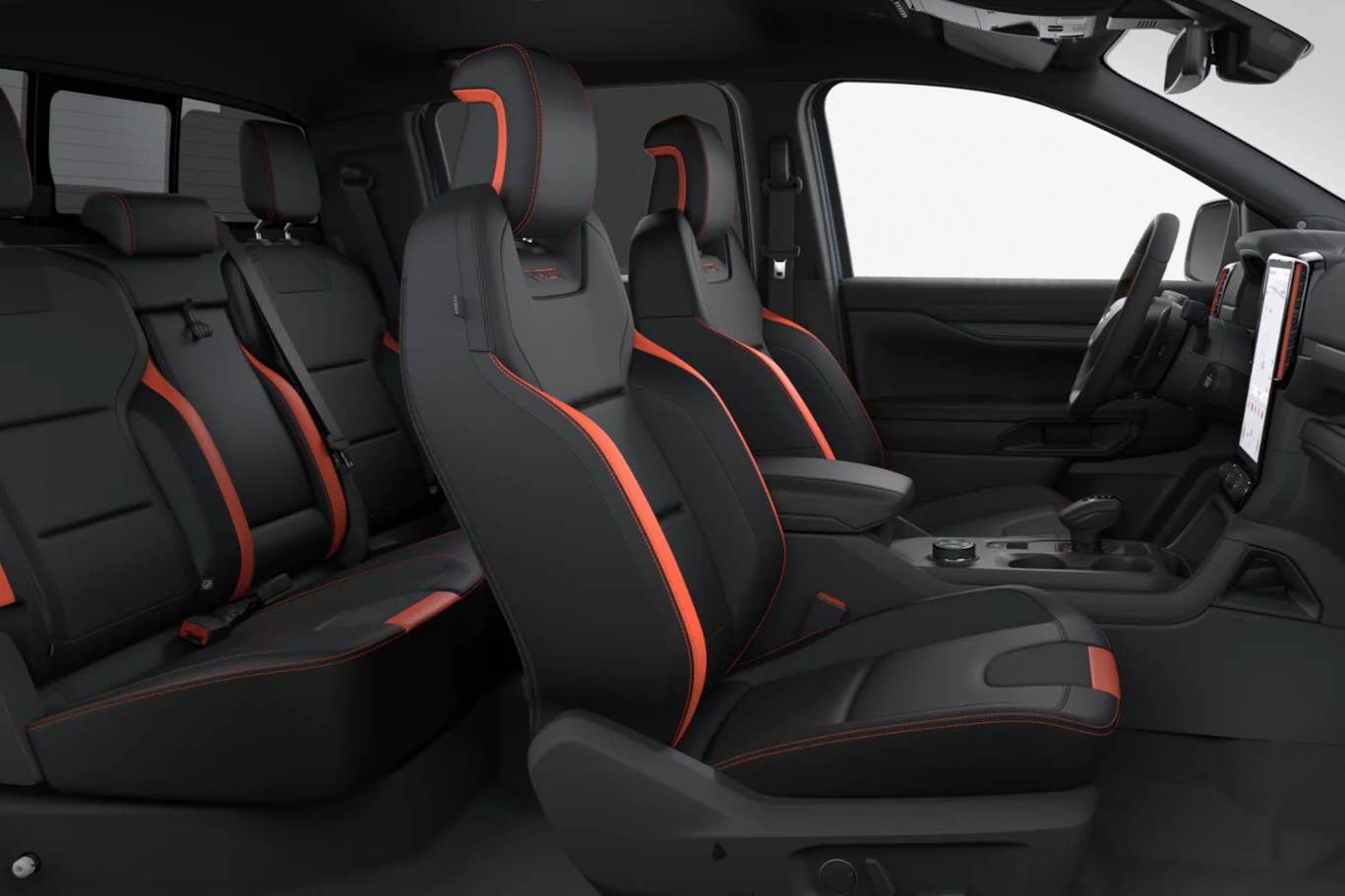 2026 Ford Ranger Raptor interior side view