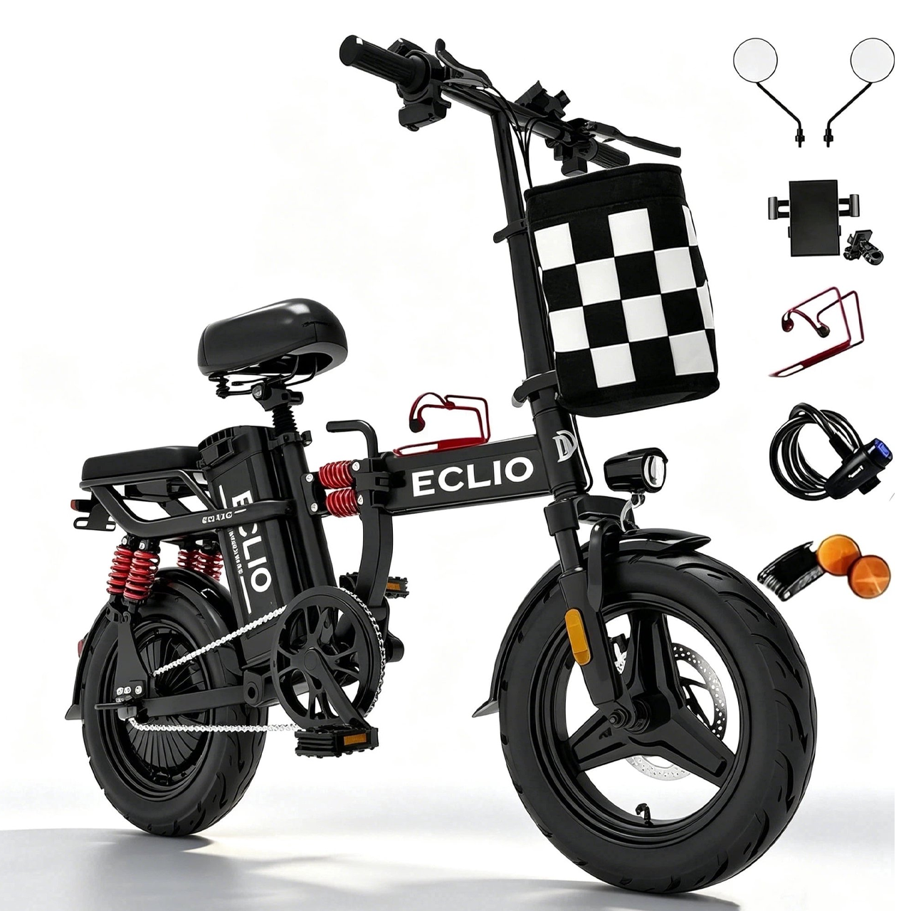 The Eclio Folding Electric Bike, pictured here, is now on sale at Walmart.