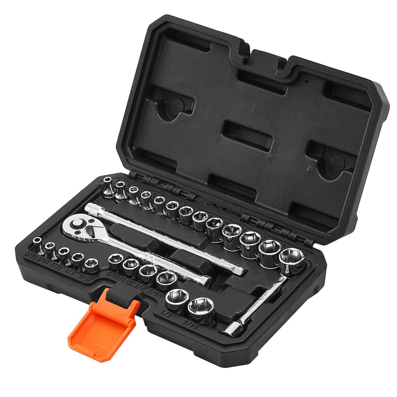 Kffkff 27-Piece Ratchet and Socket Set