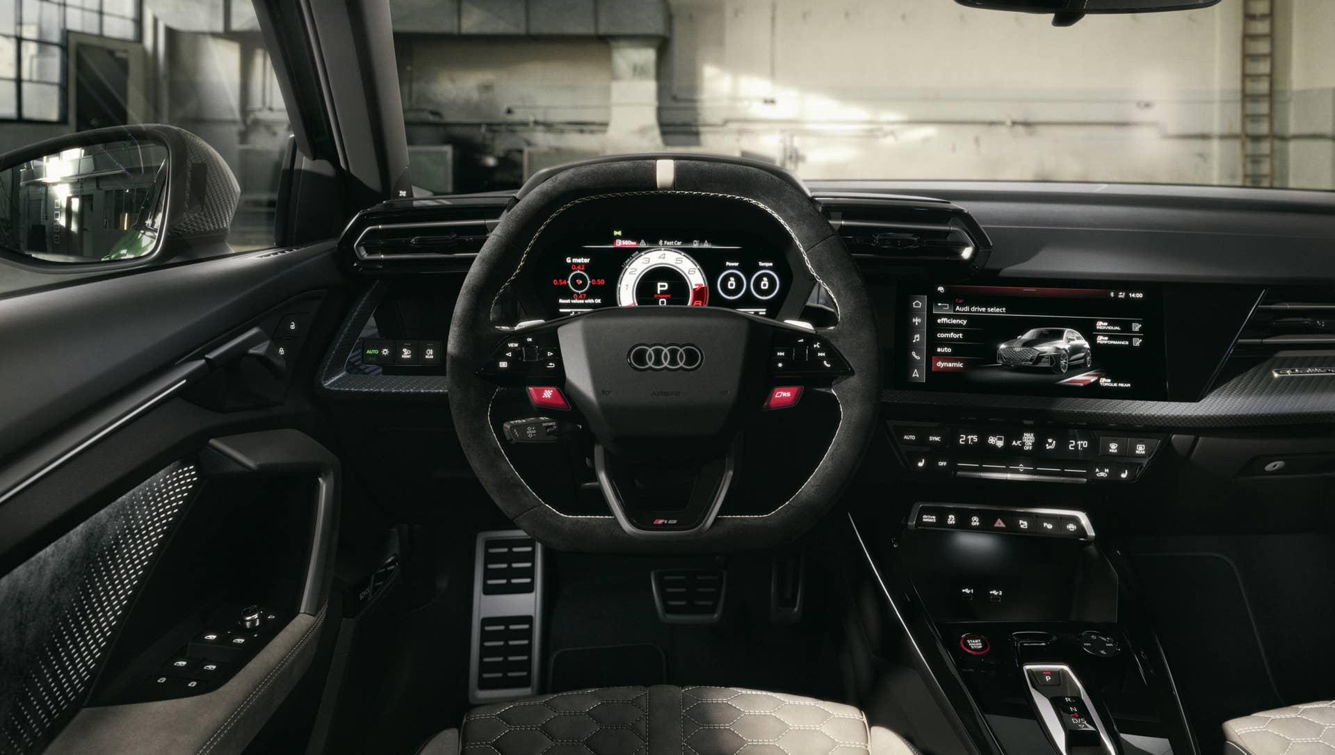 2027 Audi RS3 Competition Limited interior front cabin