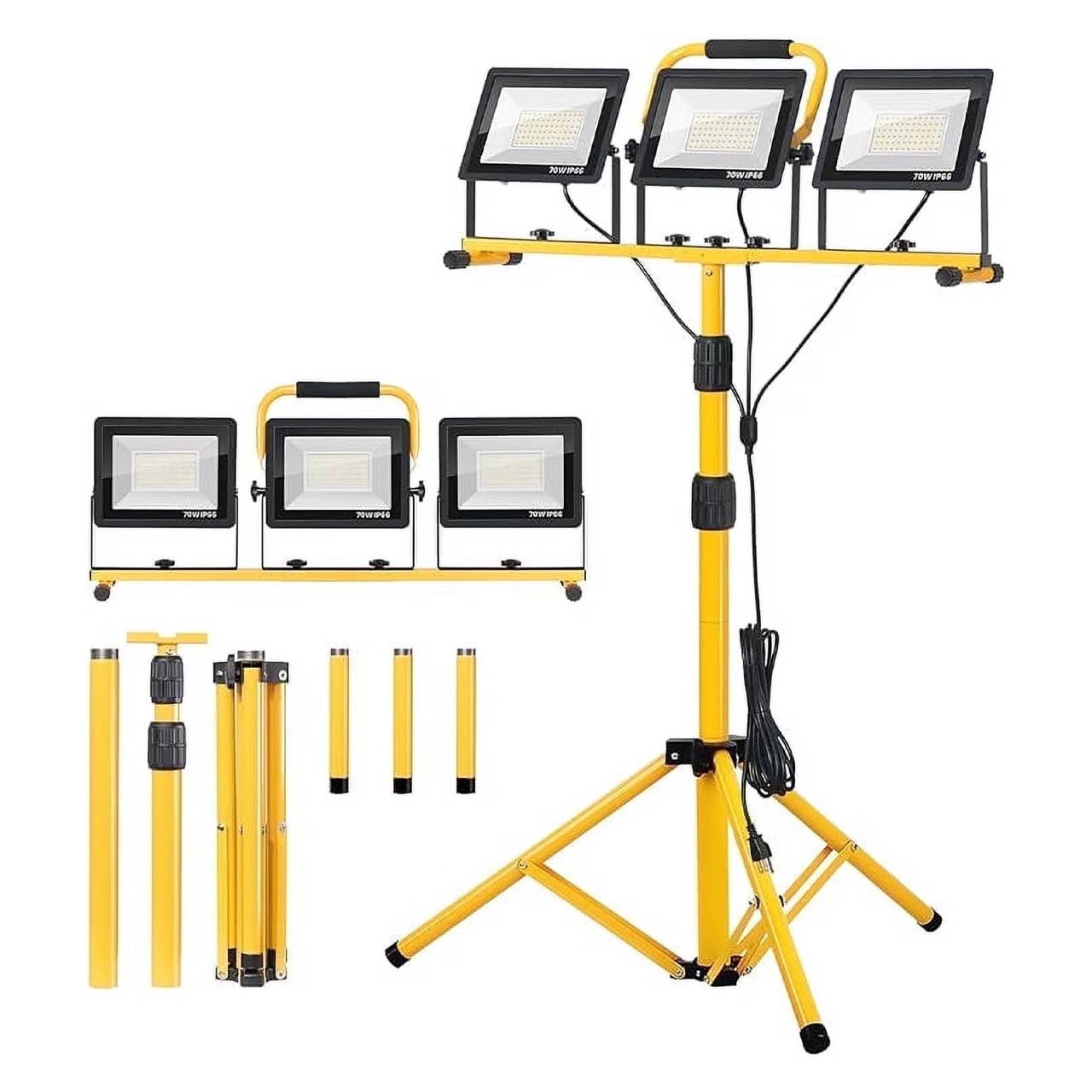 The Ijil Work Light with Tripod Stand, pictured here, is now on sale at Walmart.