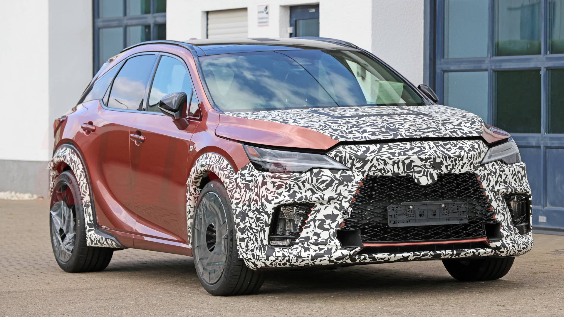 2028 Lexus RX Morizo RR prototype spy shot