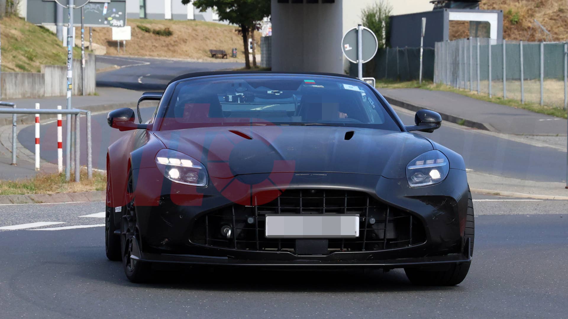 2027 Aston Martin Vantage RS Roadster spy shot